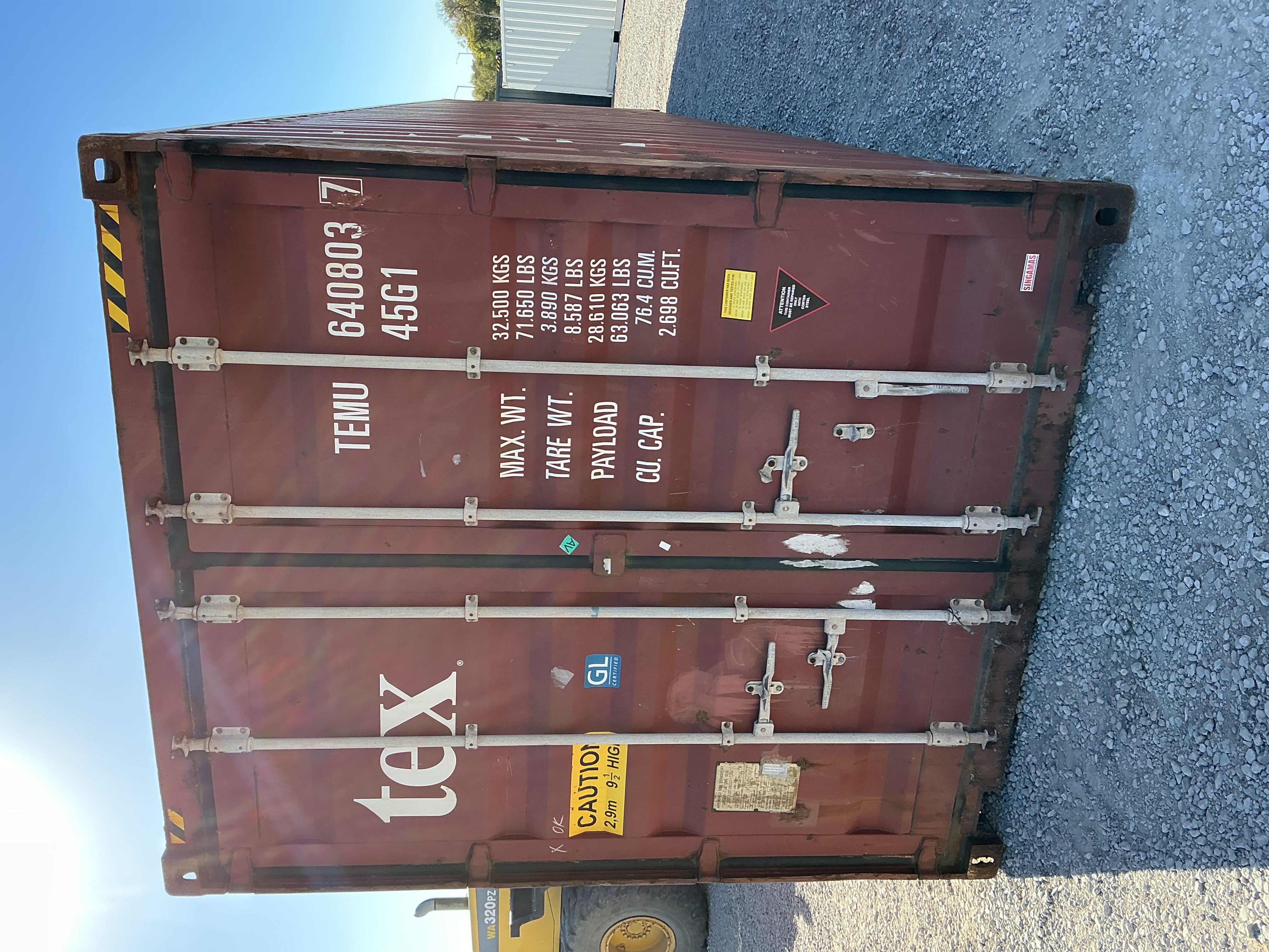 Front view of the product