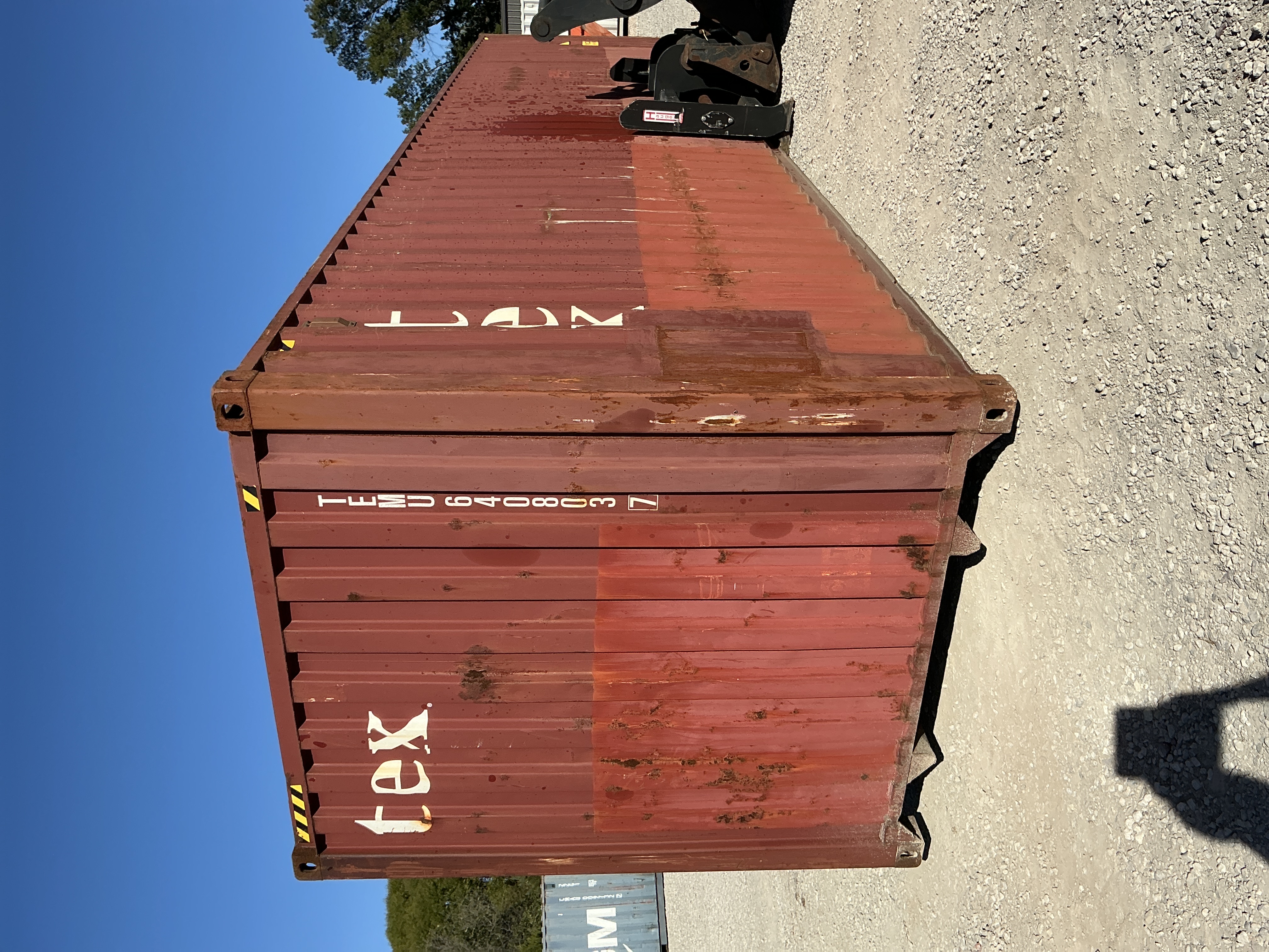 Rear corner view of the product