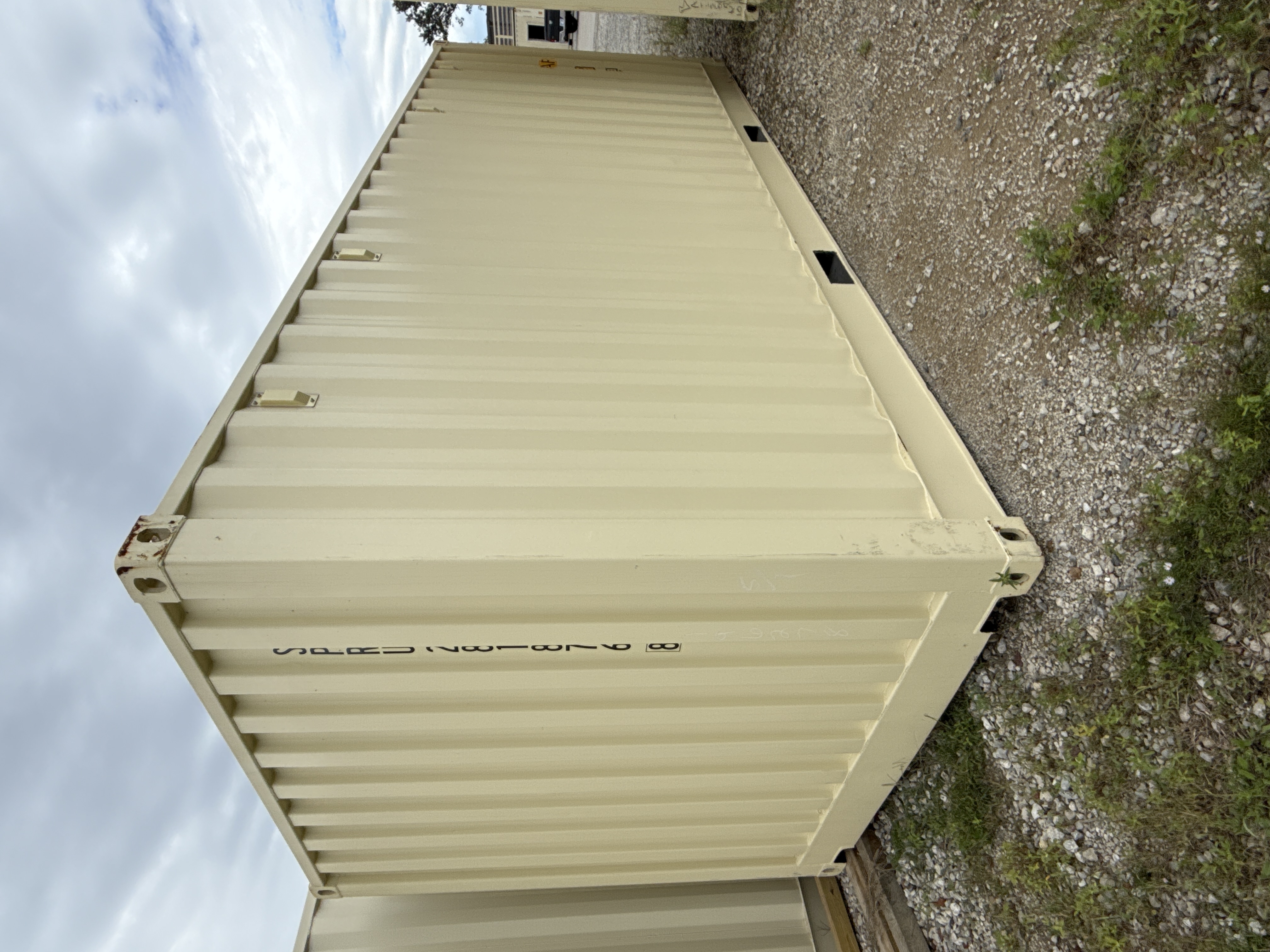 Rear corner view of the product