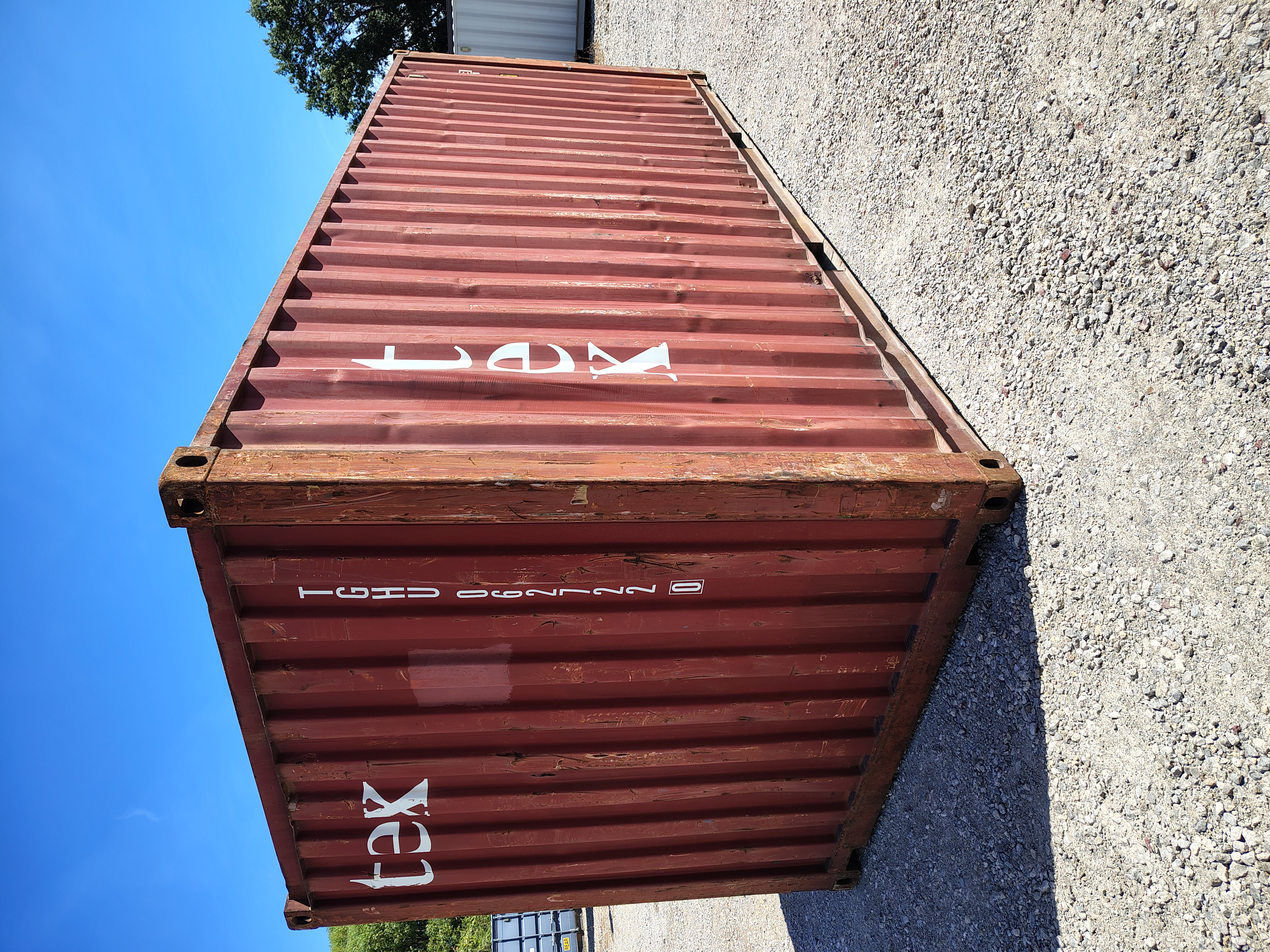 Rear corner view of the product