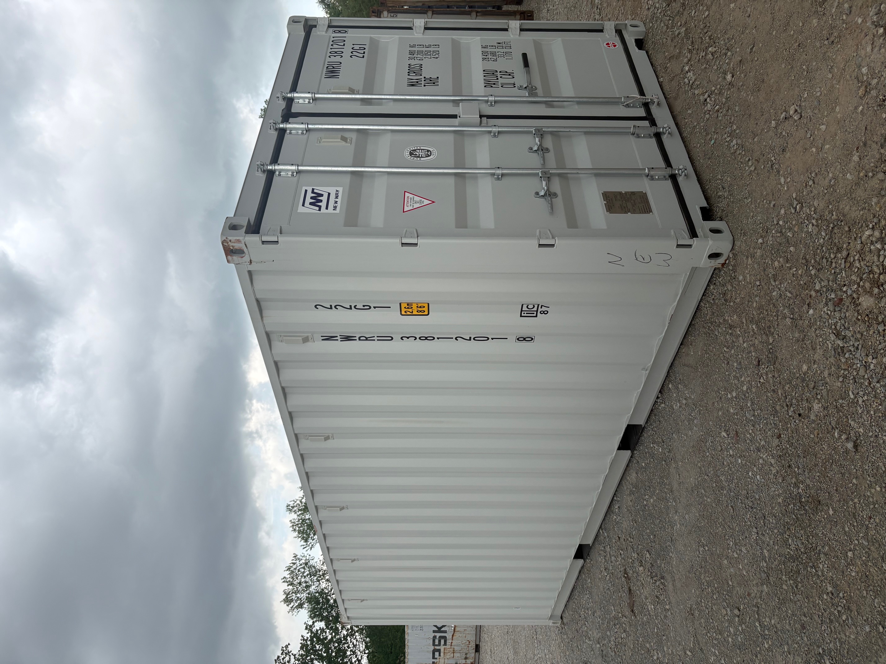 Front corner view of the product