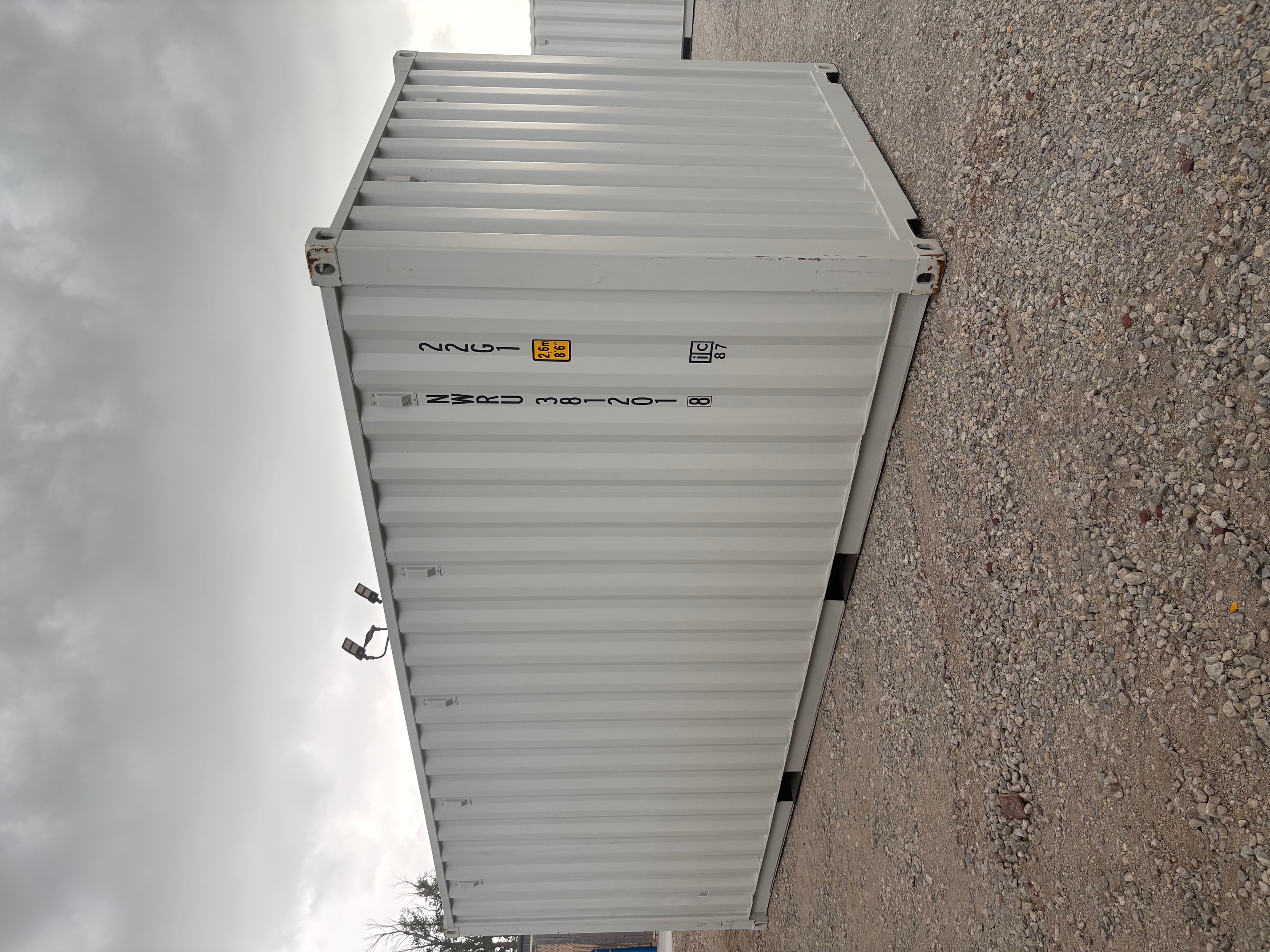 Rear corner view of the product