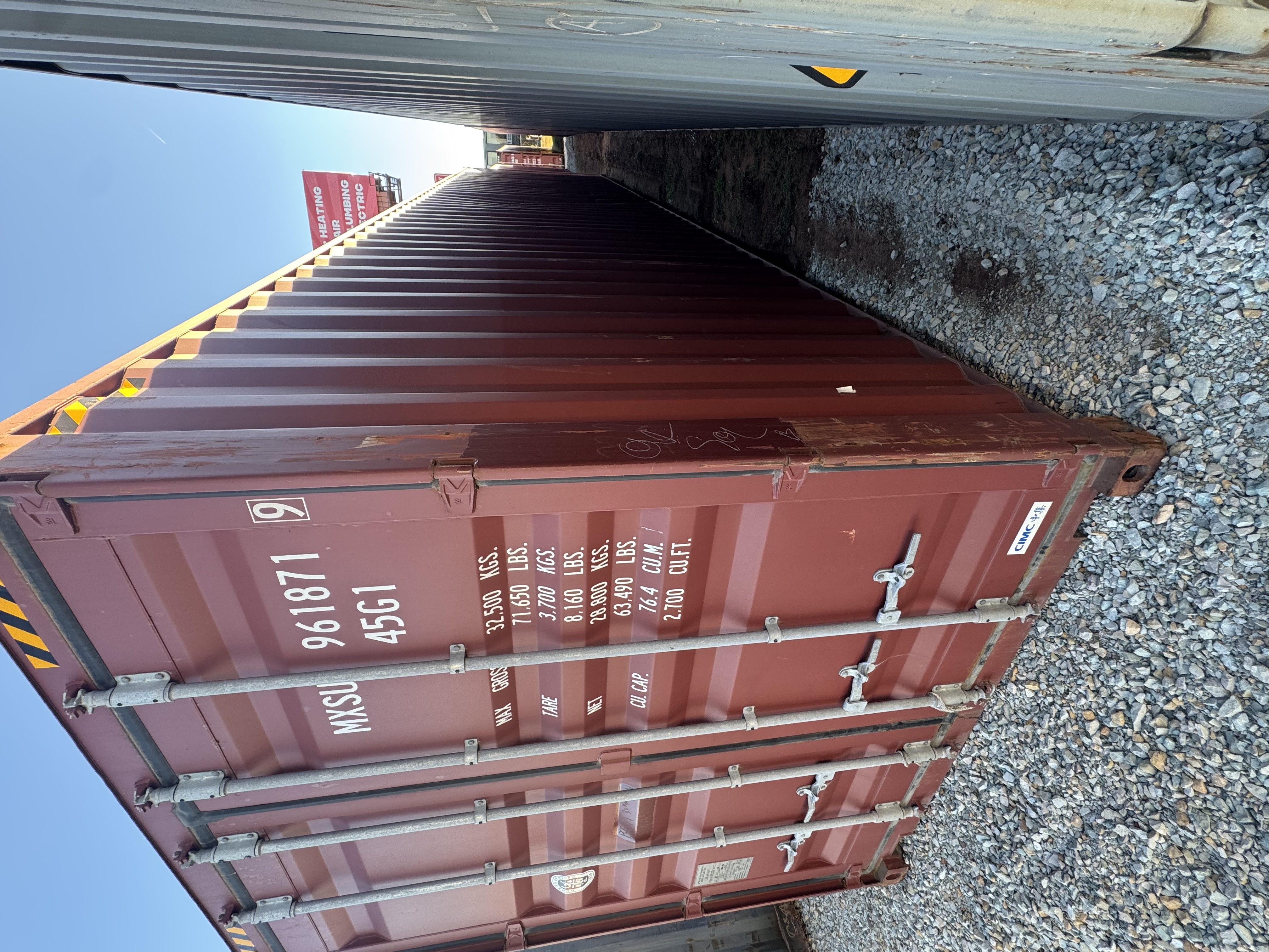 Front corner view of the product