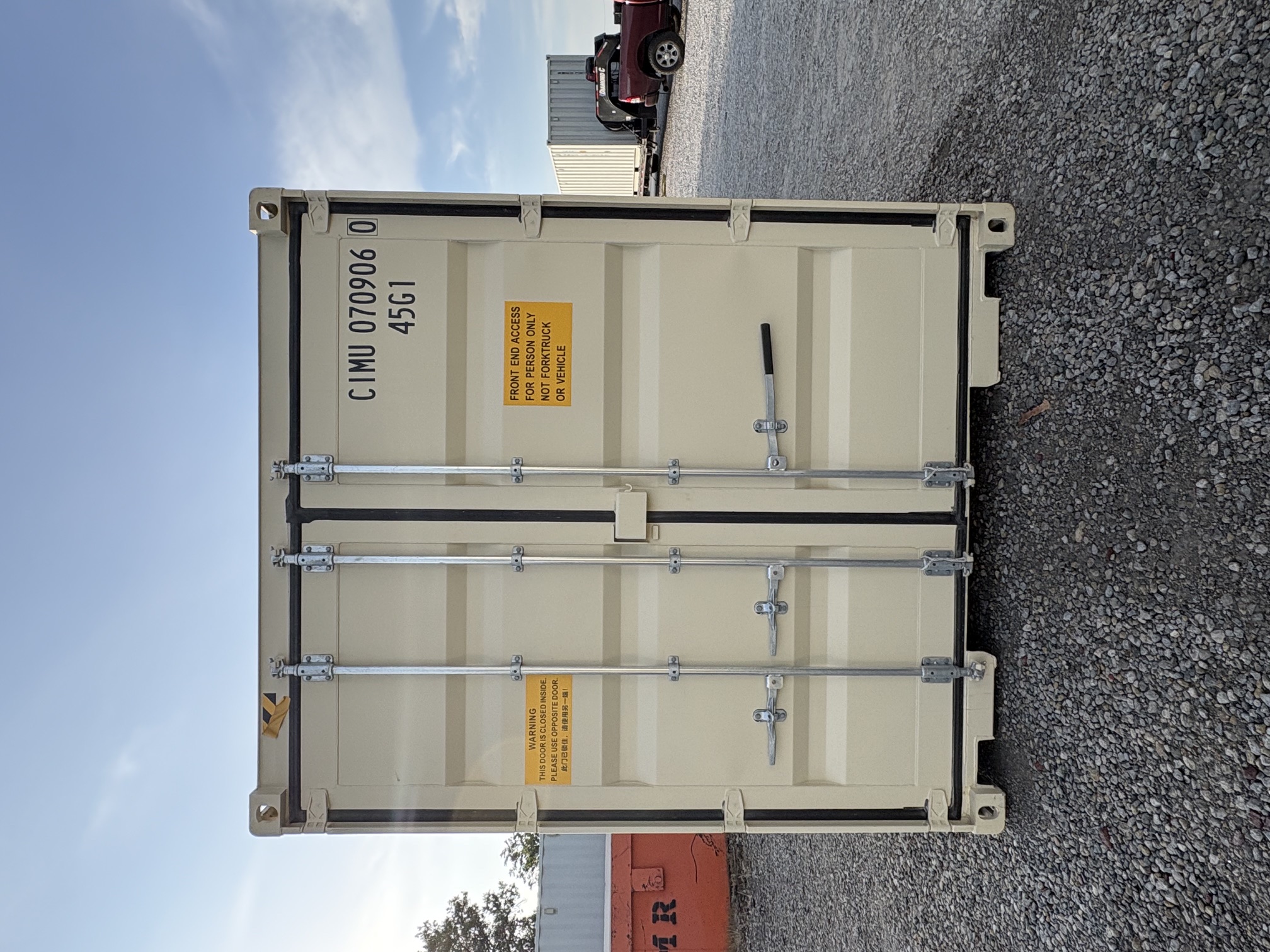 Front view of the product