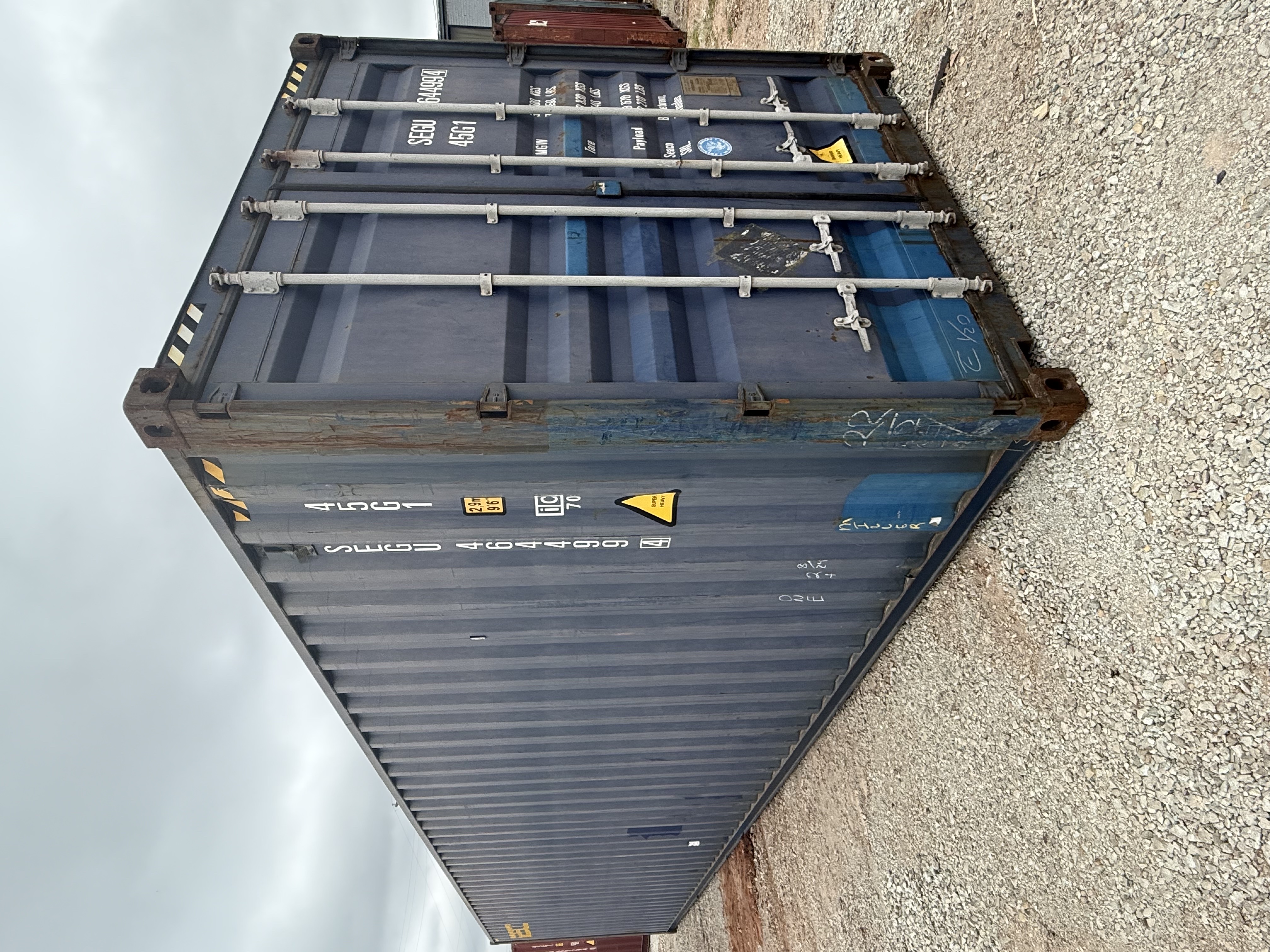 Front corner view of the product