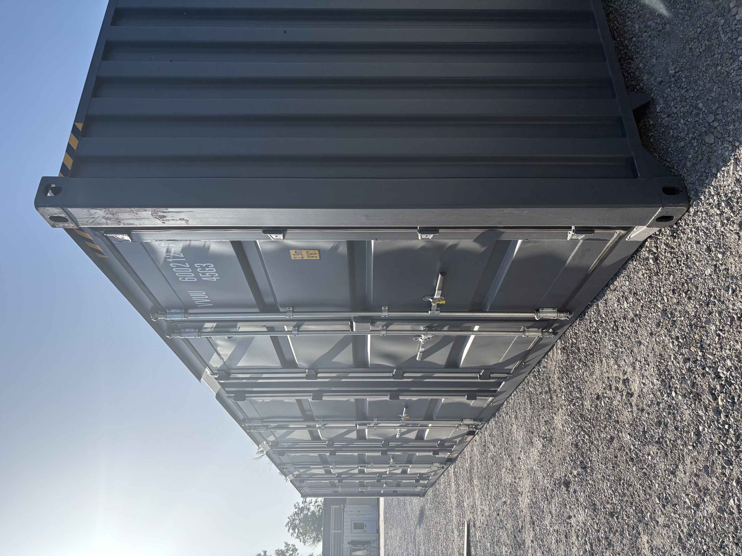 Rear corner view of the product