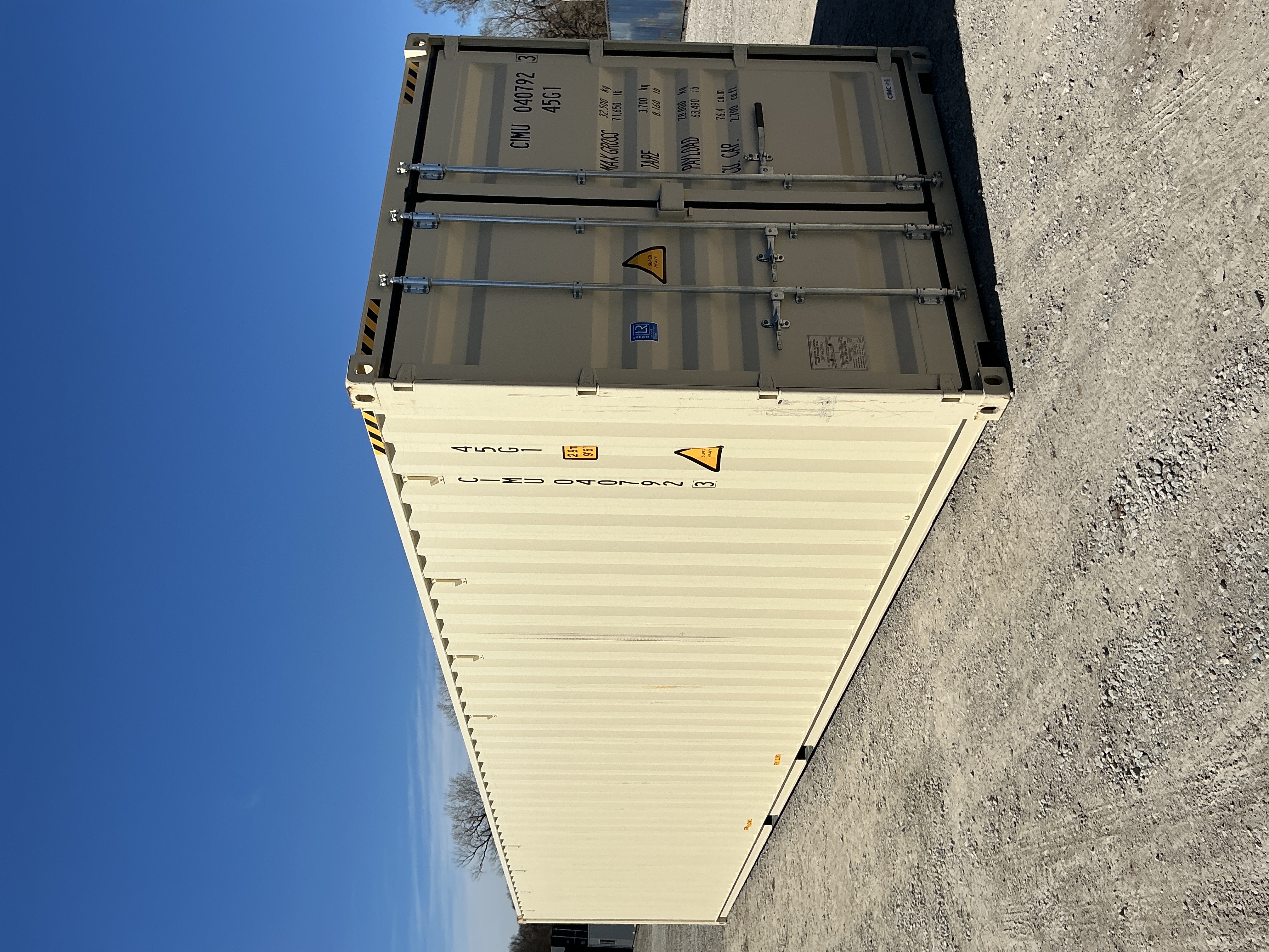 Front corner view of the product