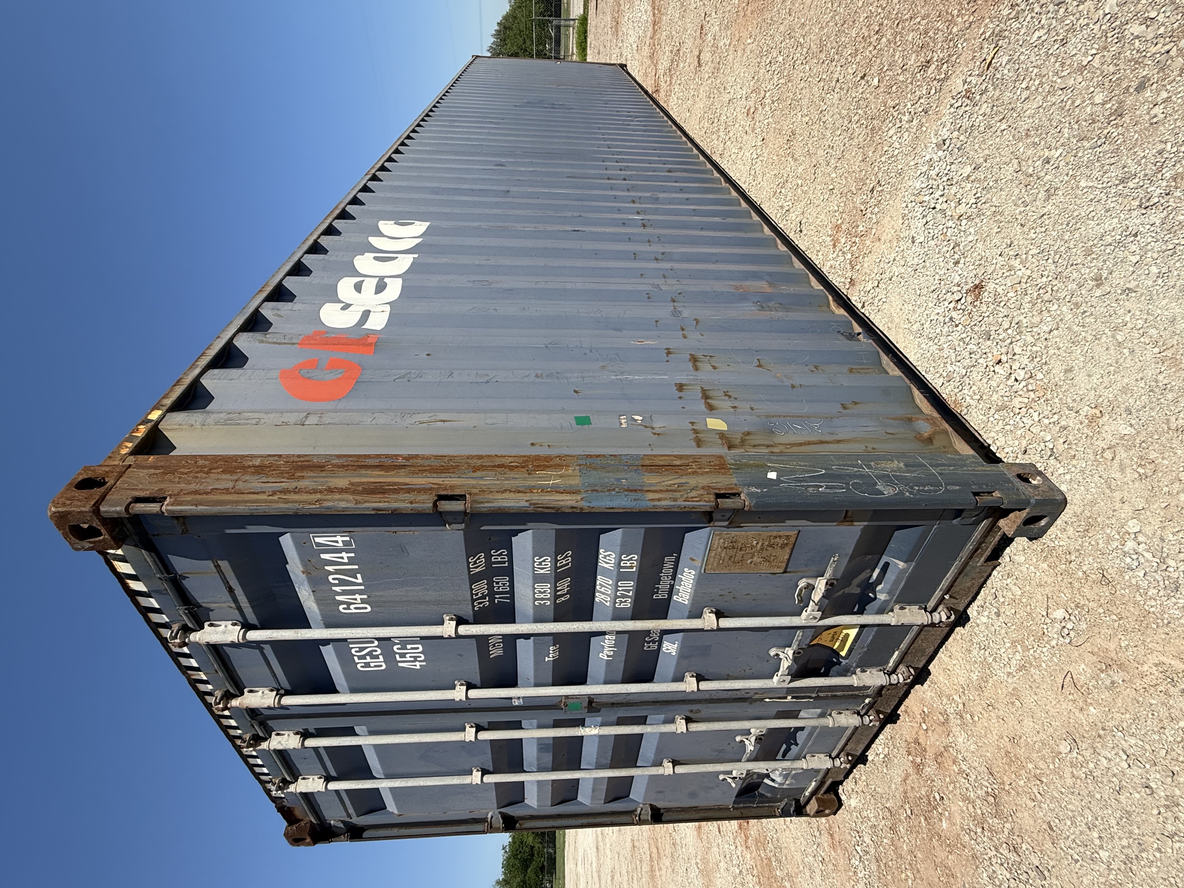 Front corner view of the product