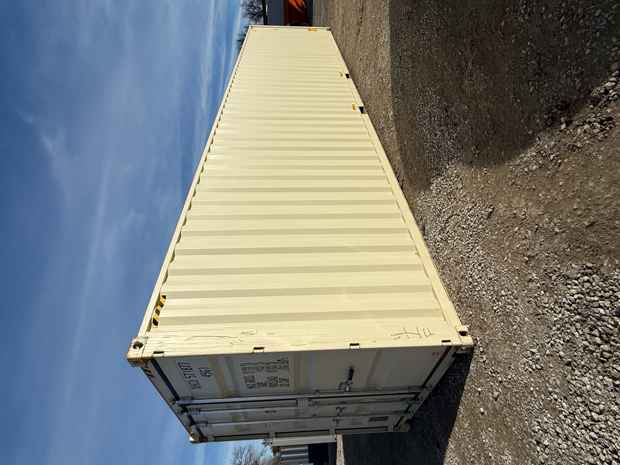 Front corner view of the product