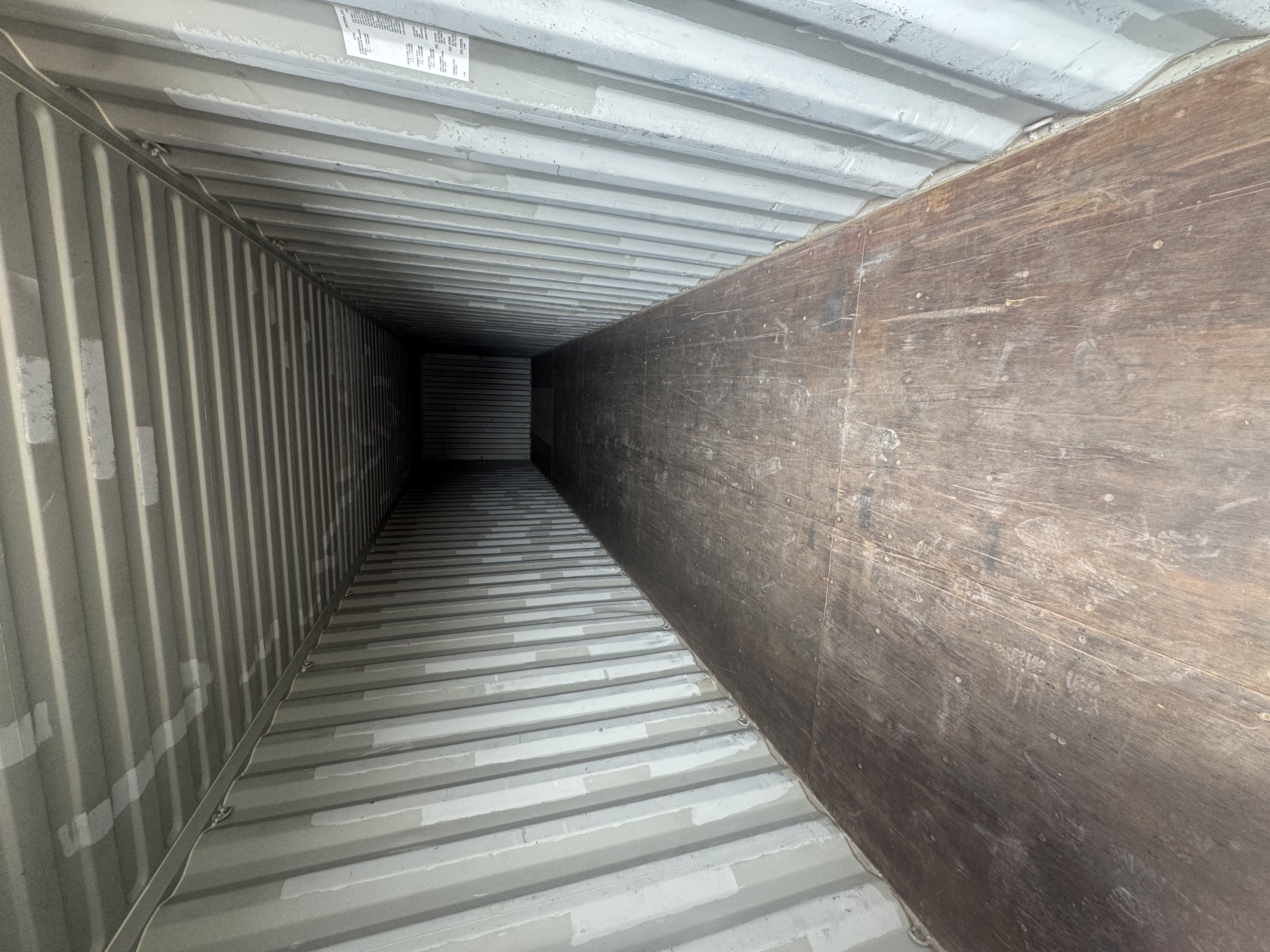 Rear corner view of the product