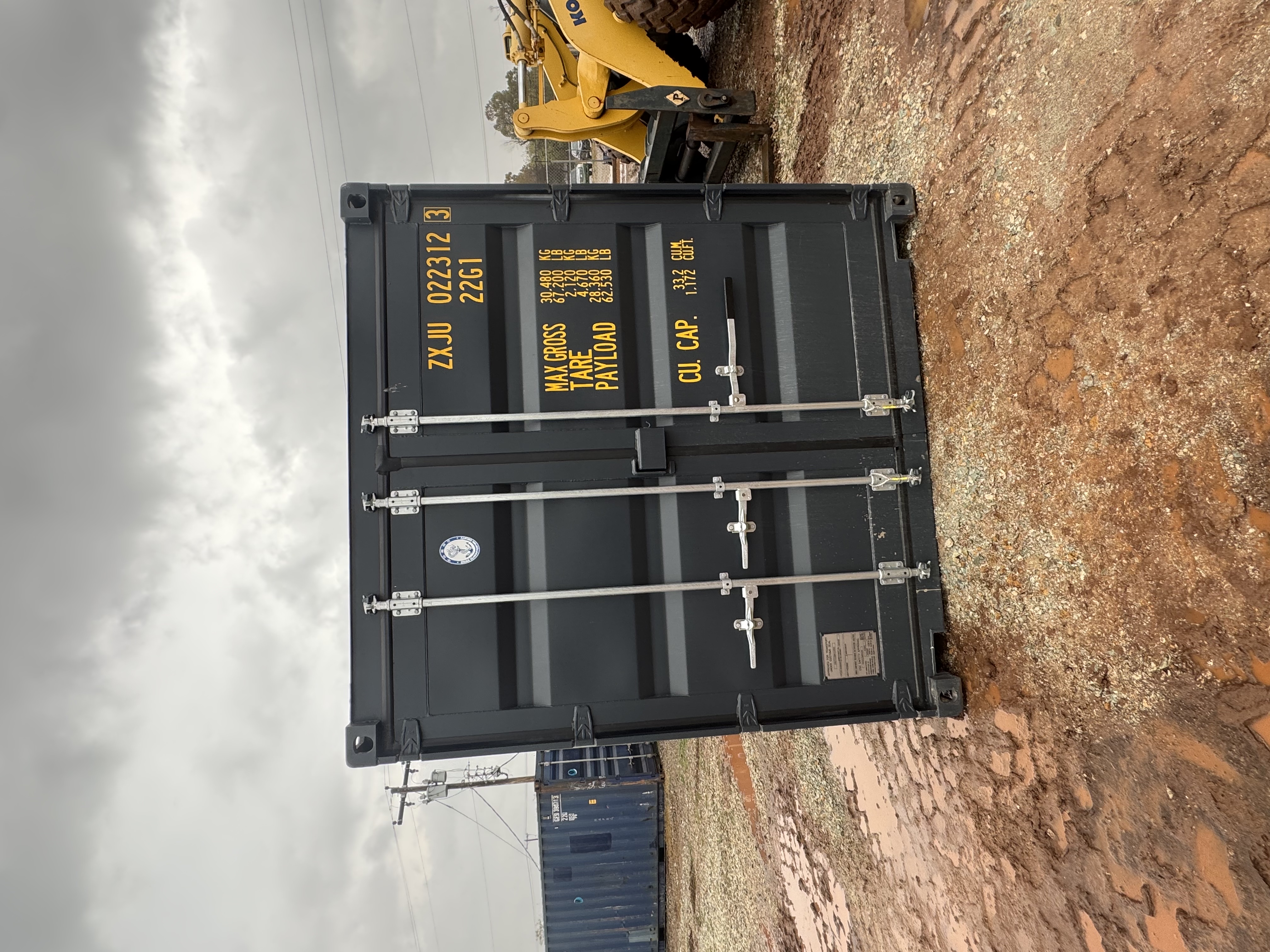 Rear corner view of the product