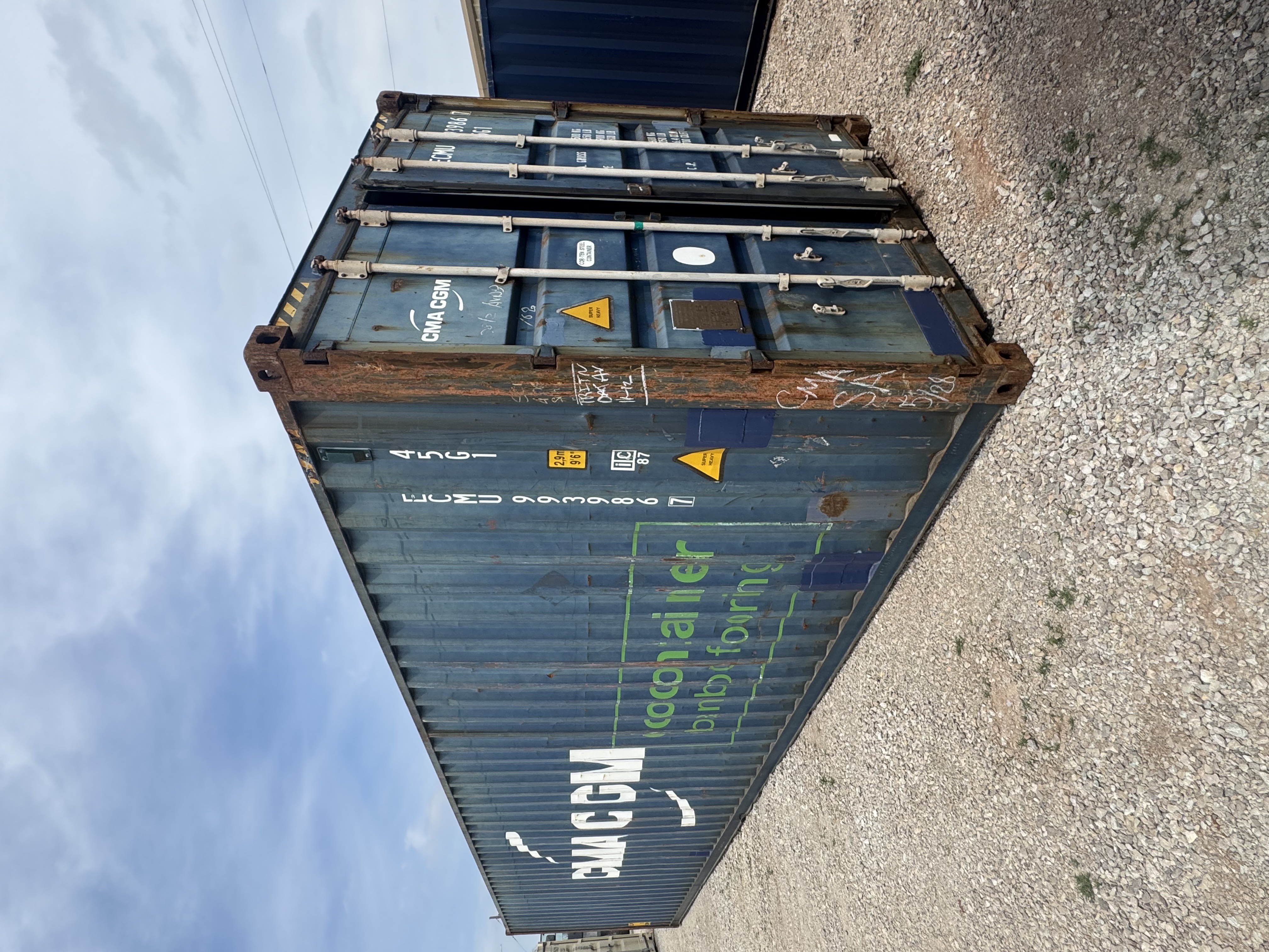 Front corner view of the product