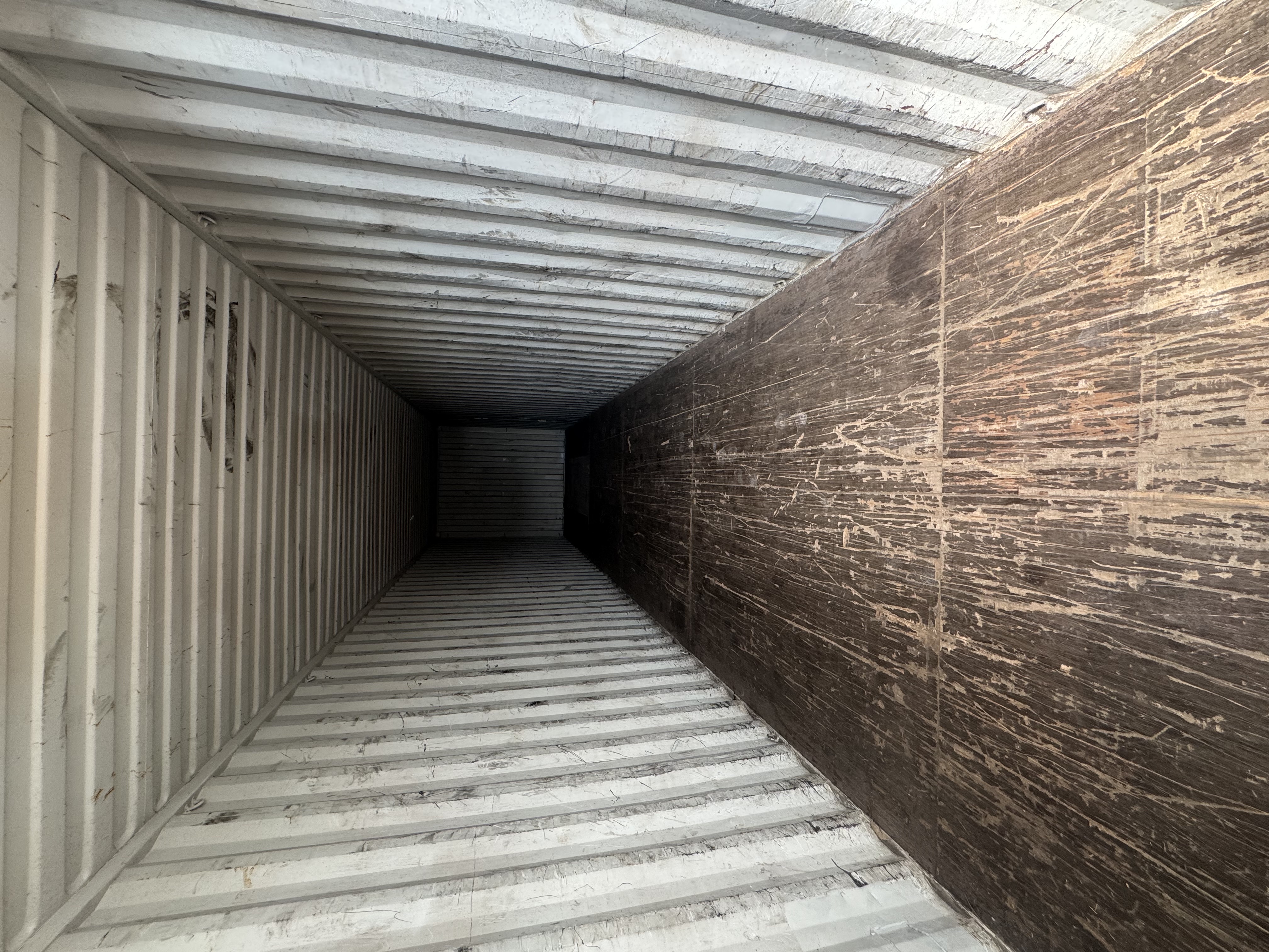 Rear corner view of the product