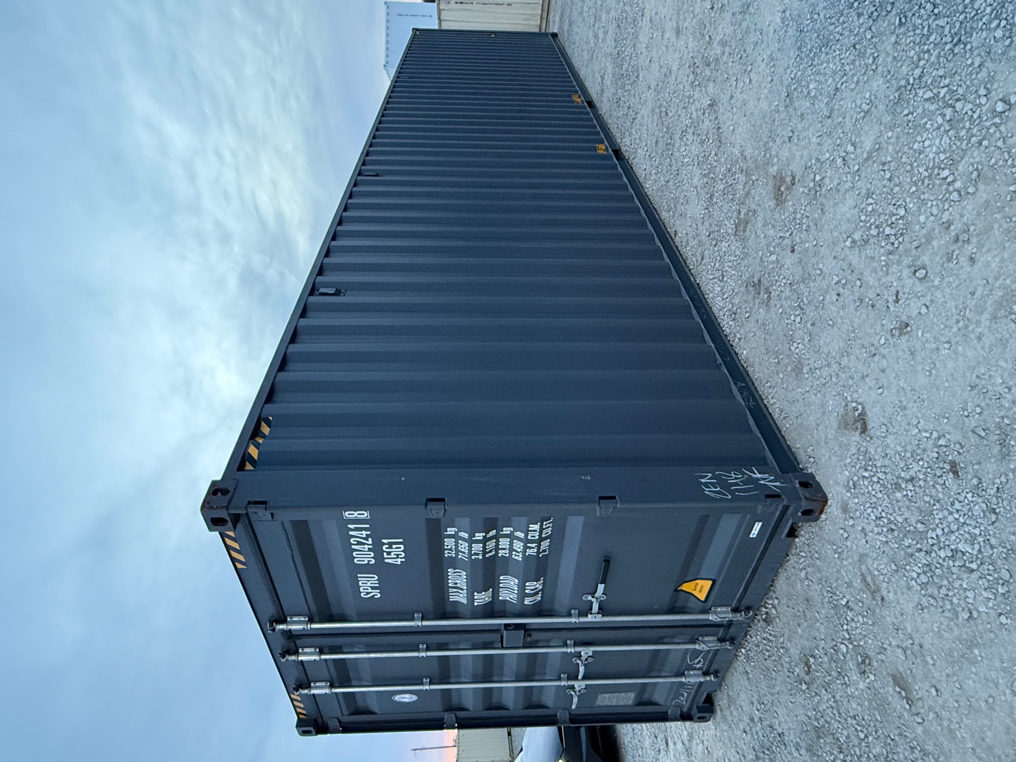 Front corner view of the product