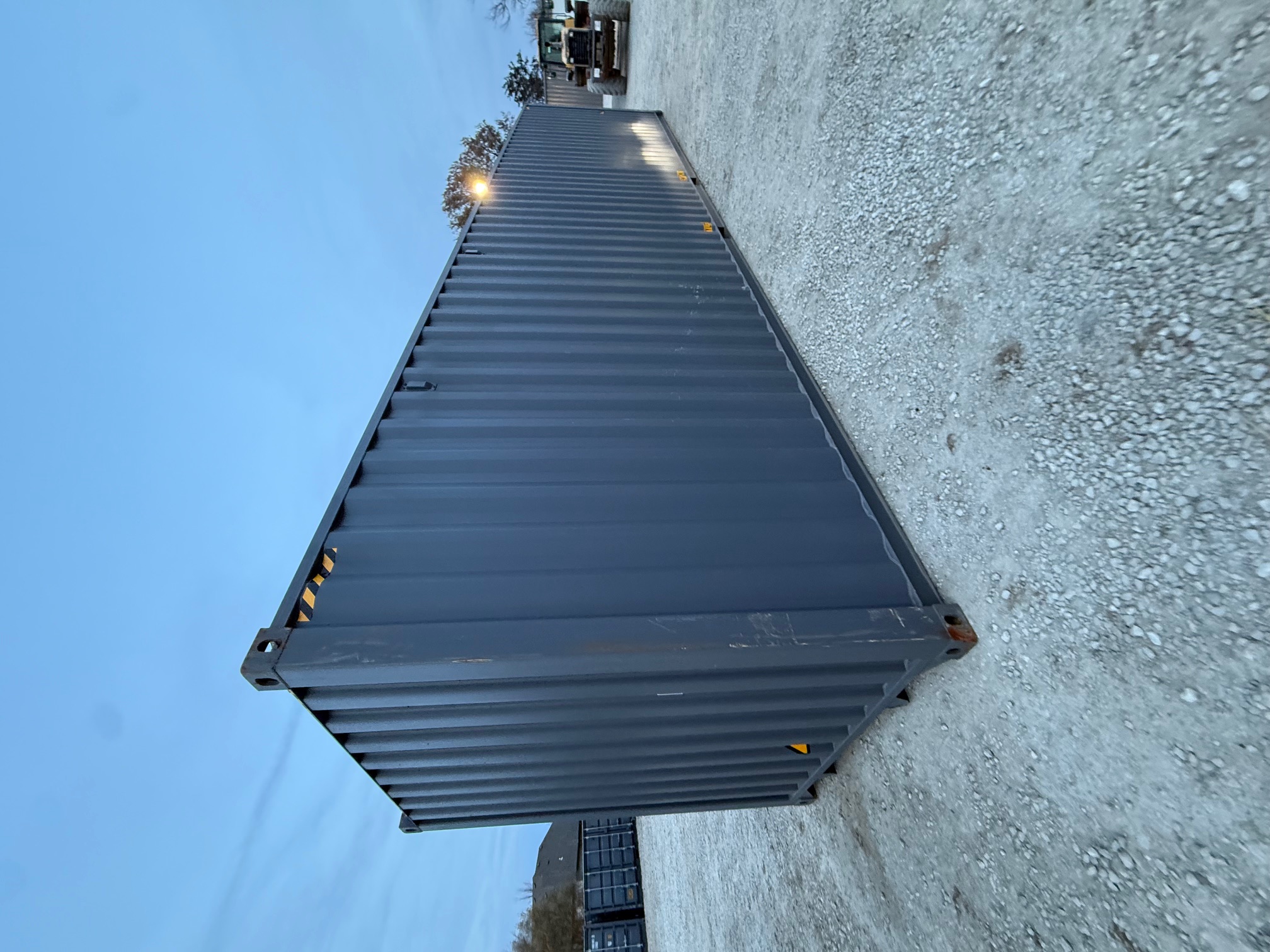 Rear corner view of the product