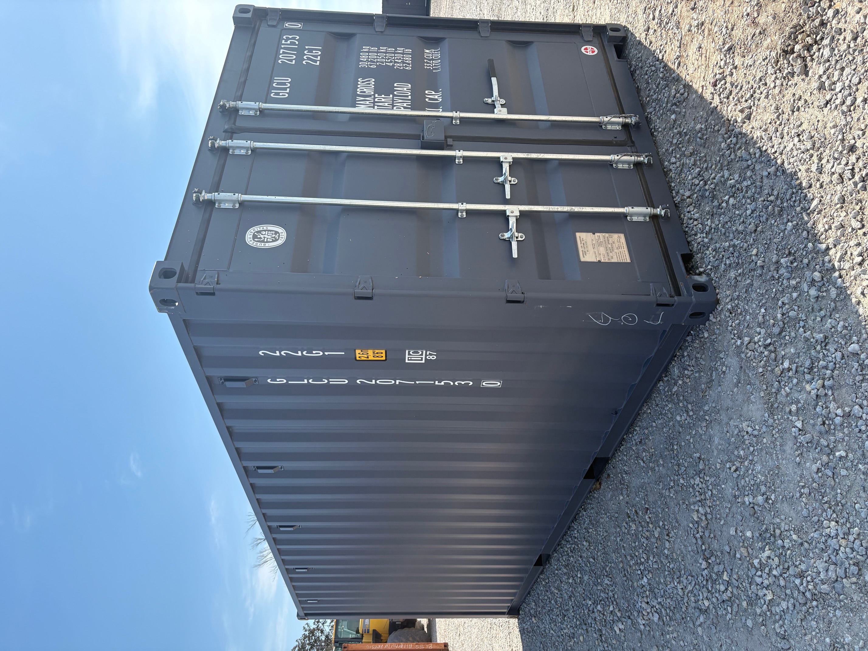 Front corner view of the product