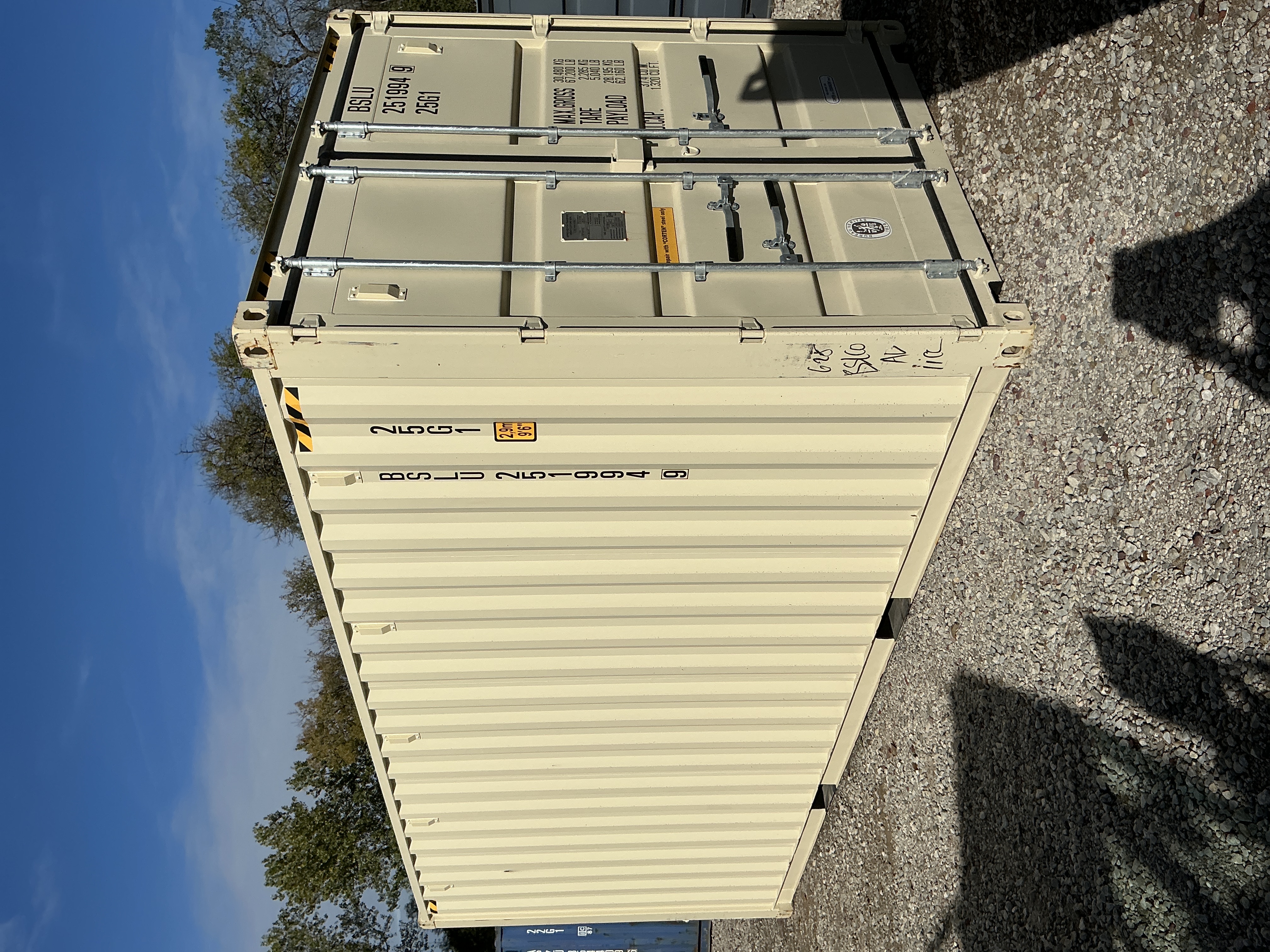 Front corner view of the product