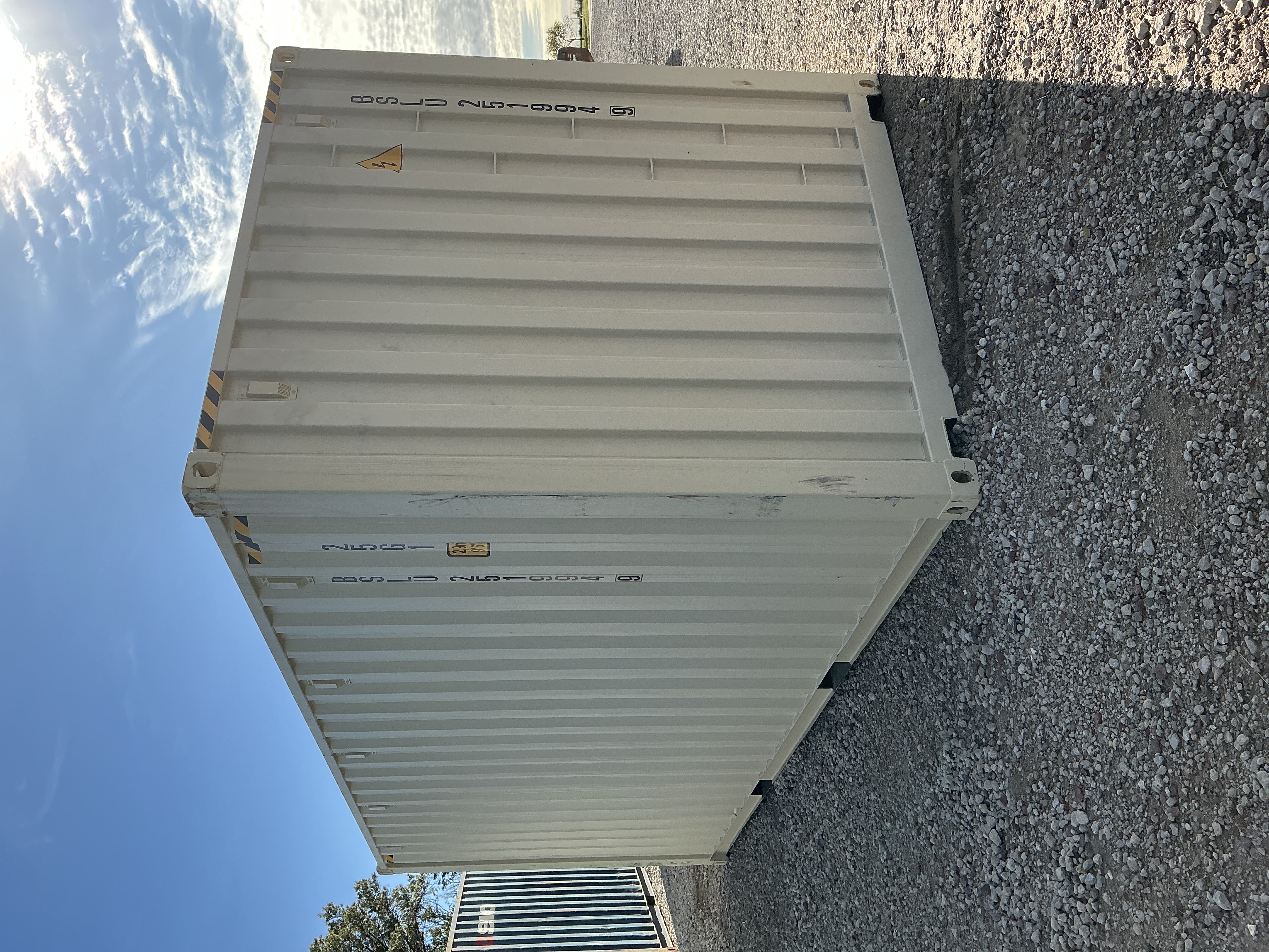 Rear corner view of the product