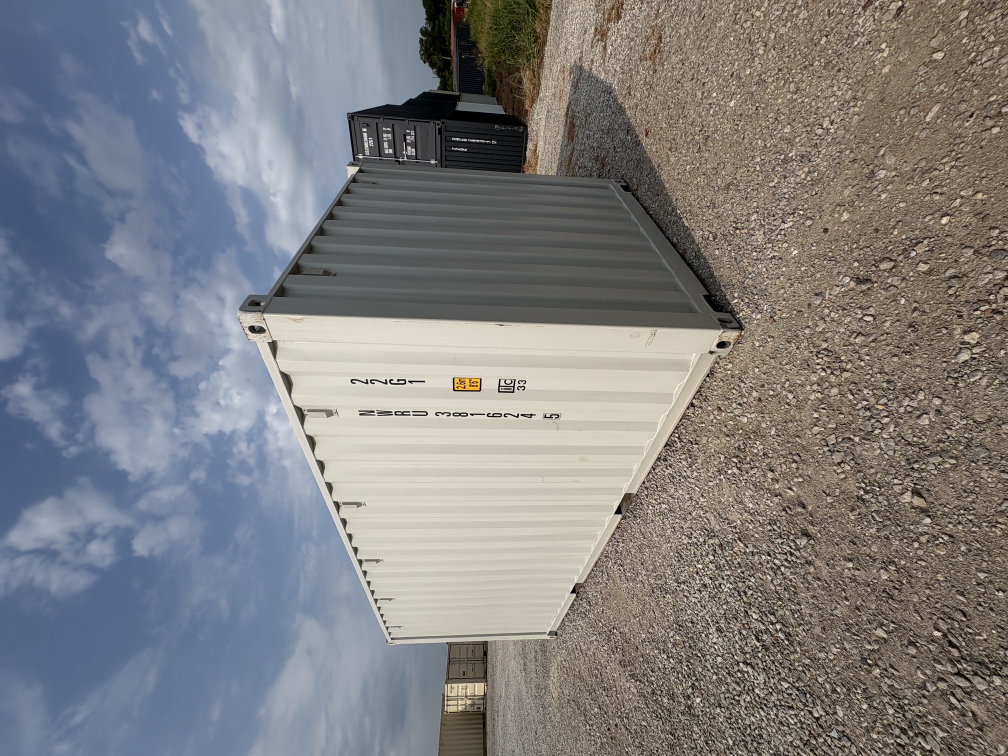 Rear corner view of the product