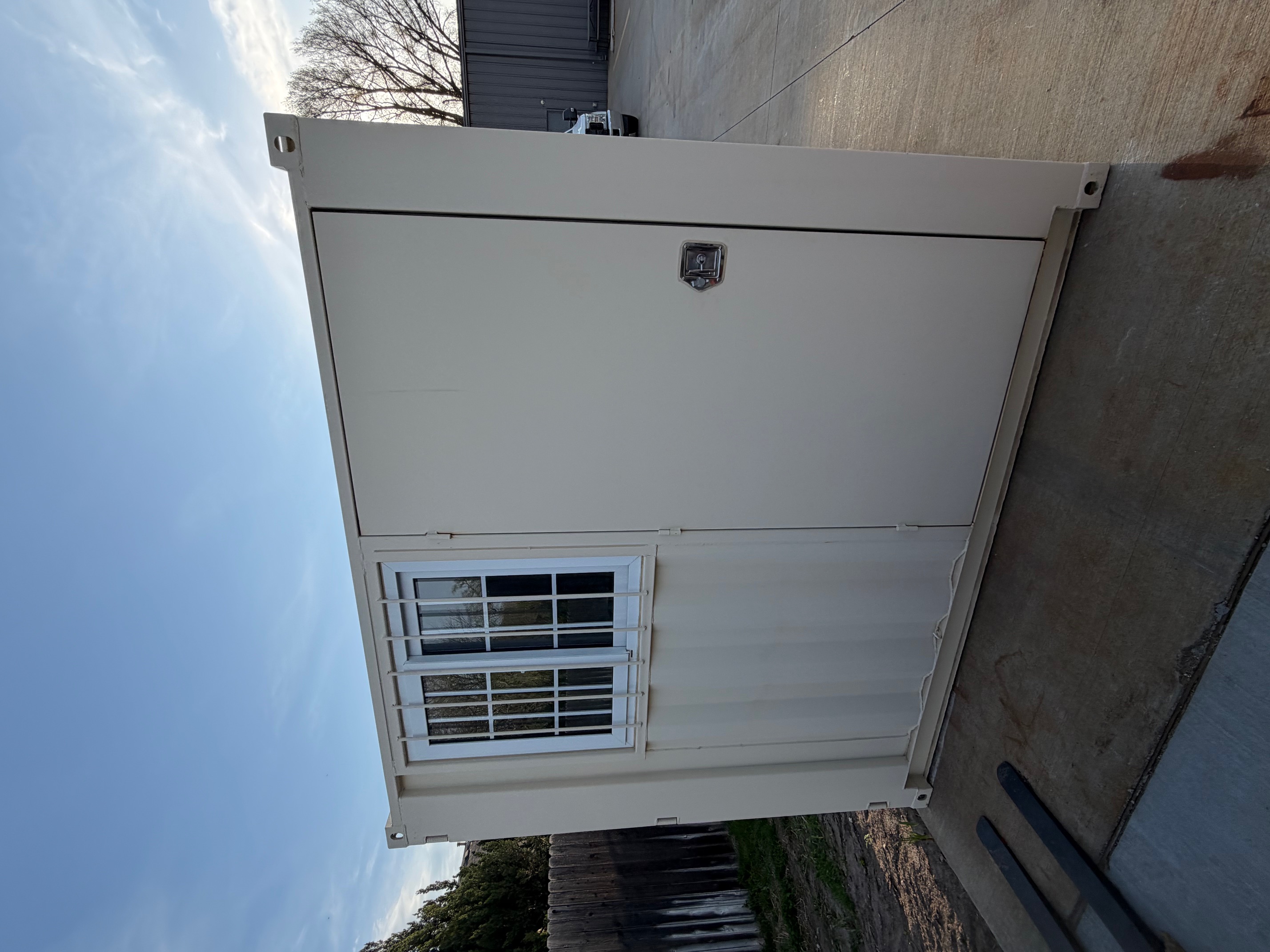 Front corner view of the product