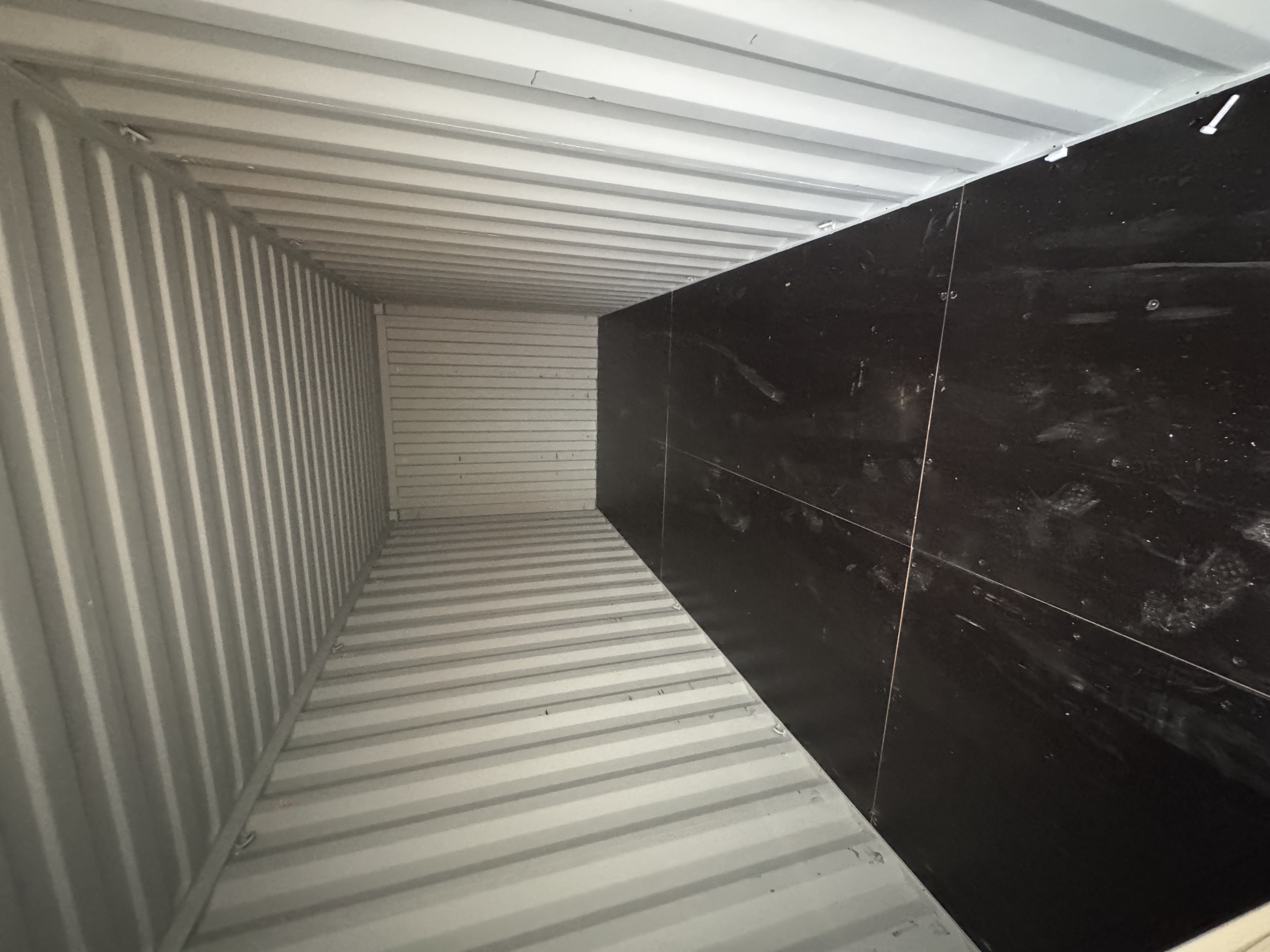 Rear corner view of the product