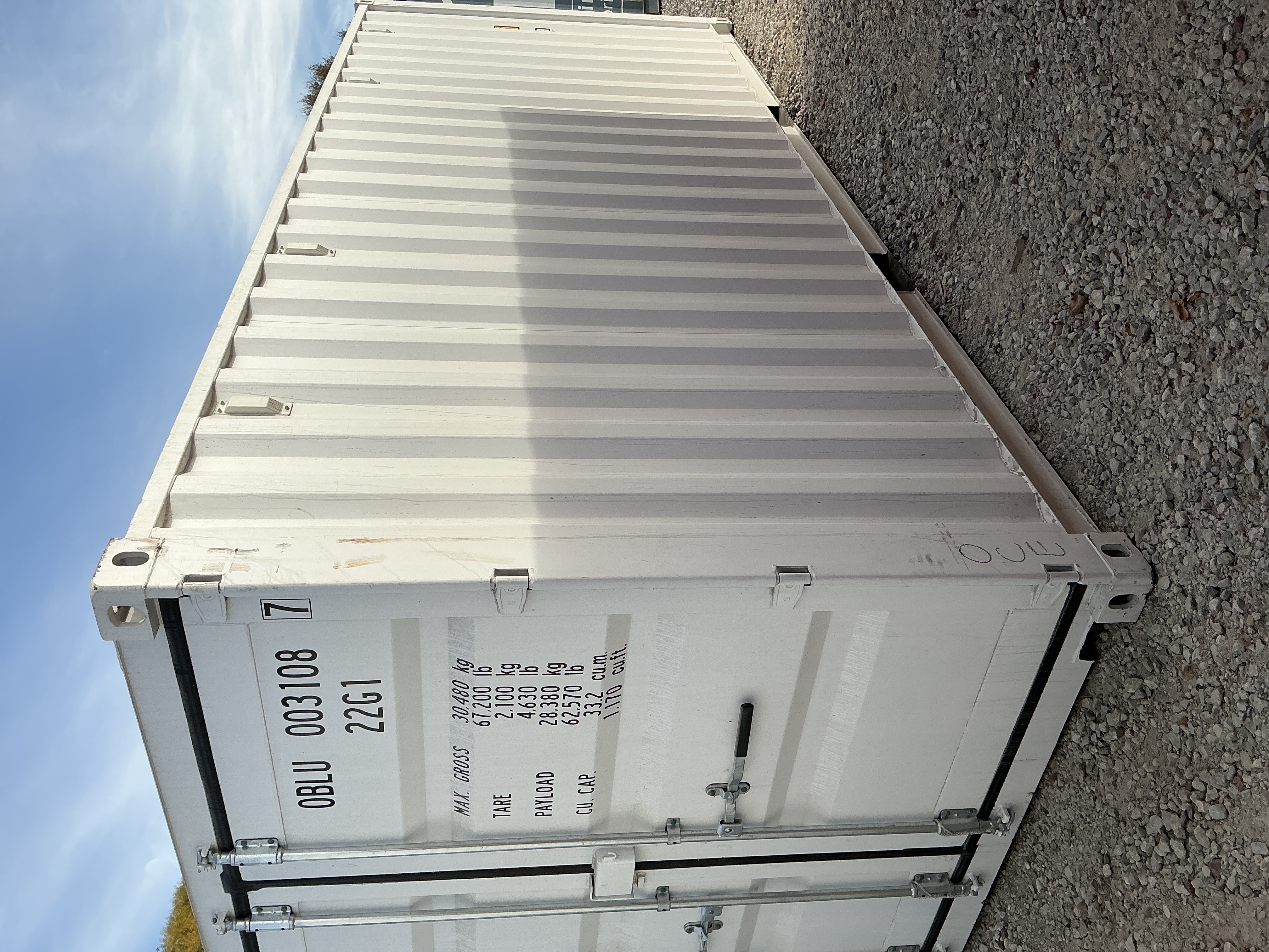 Front corner view of the product