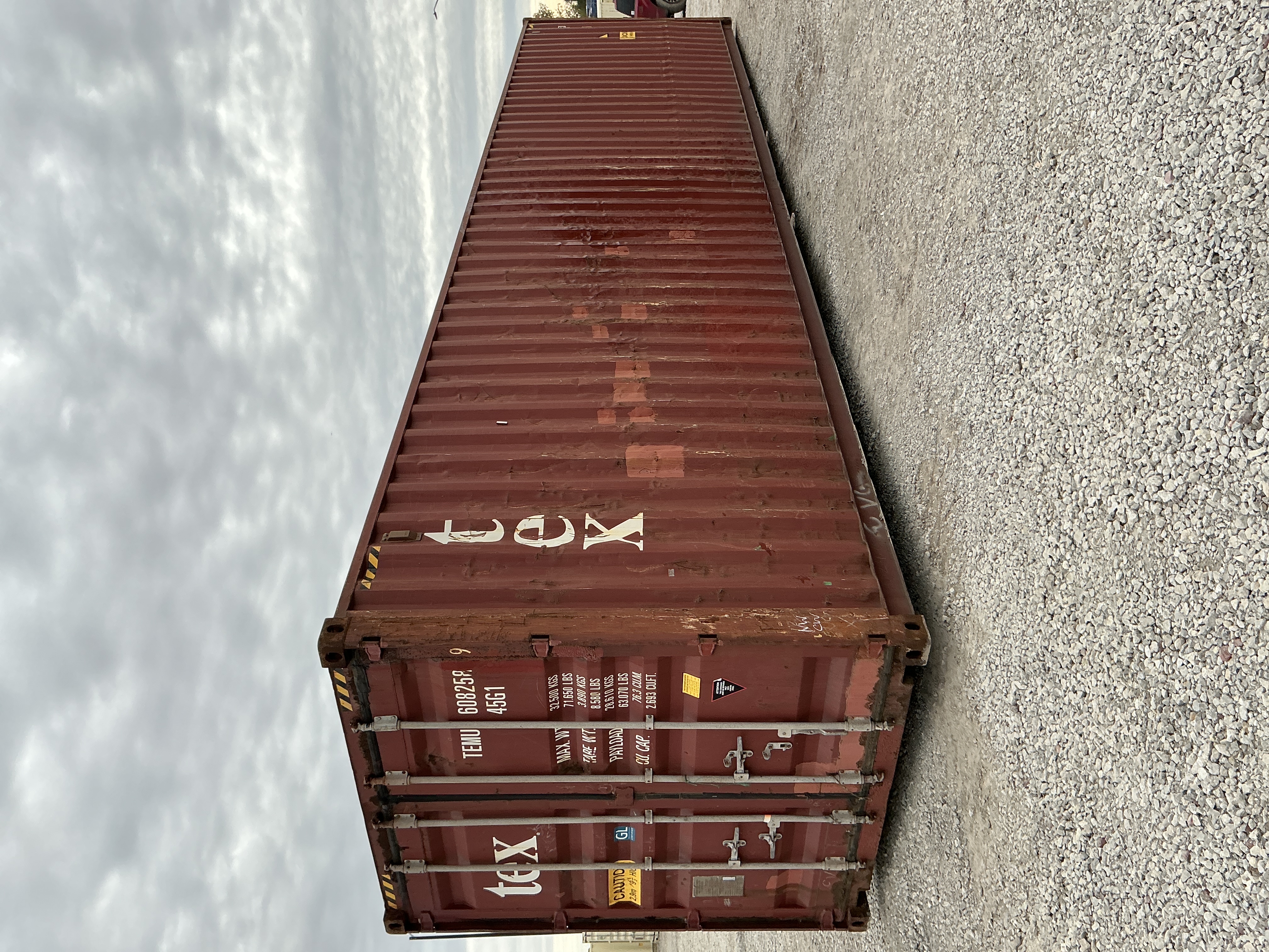 Front corner view of the product