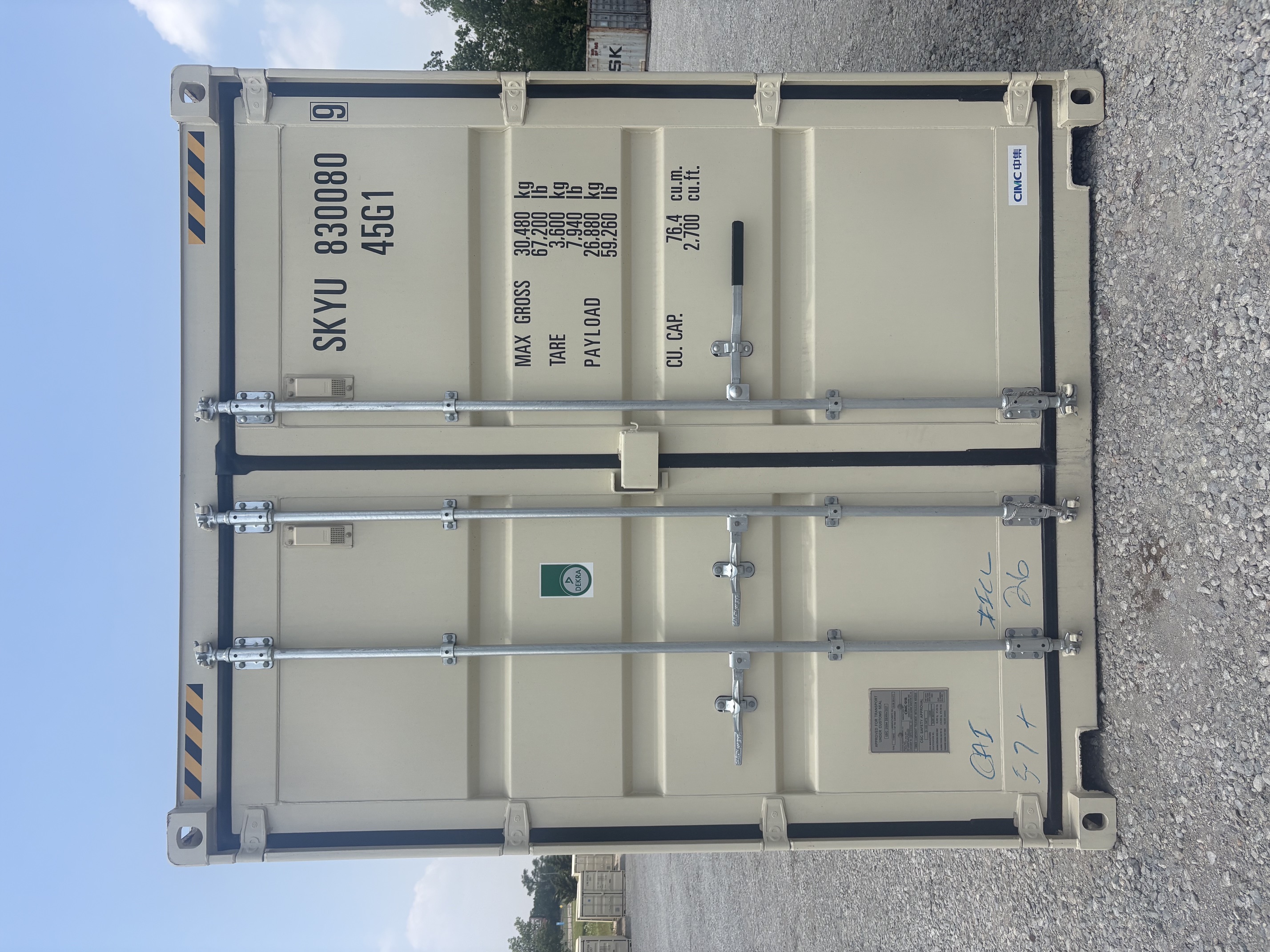 Front view of the product
