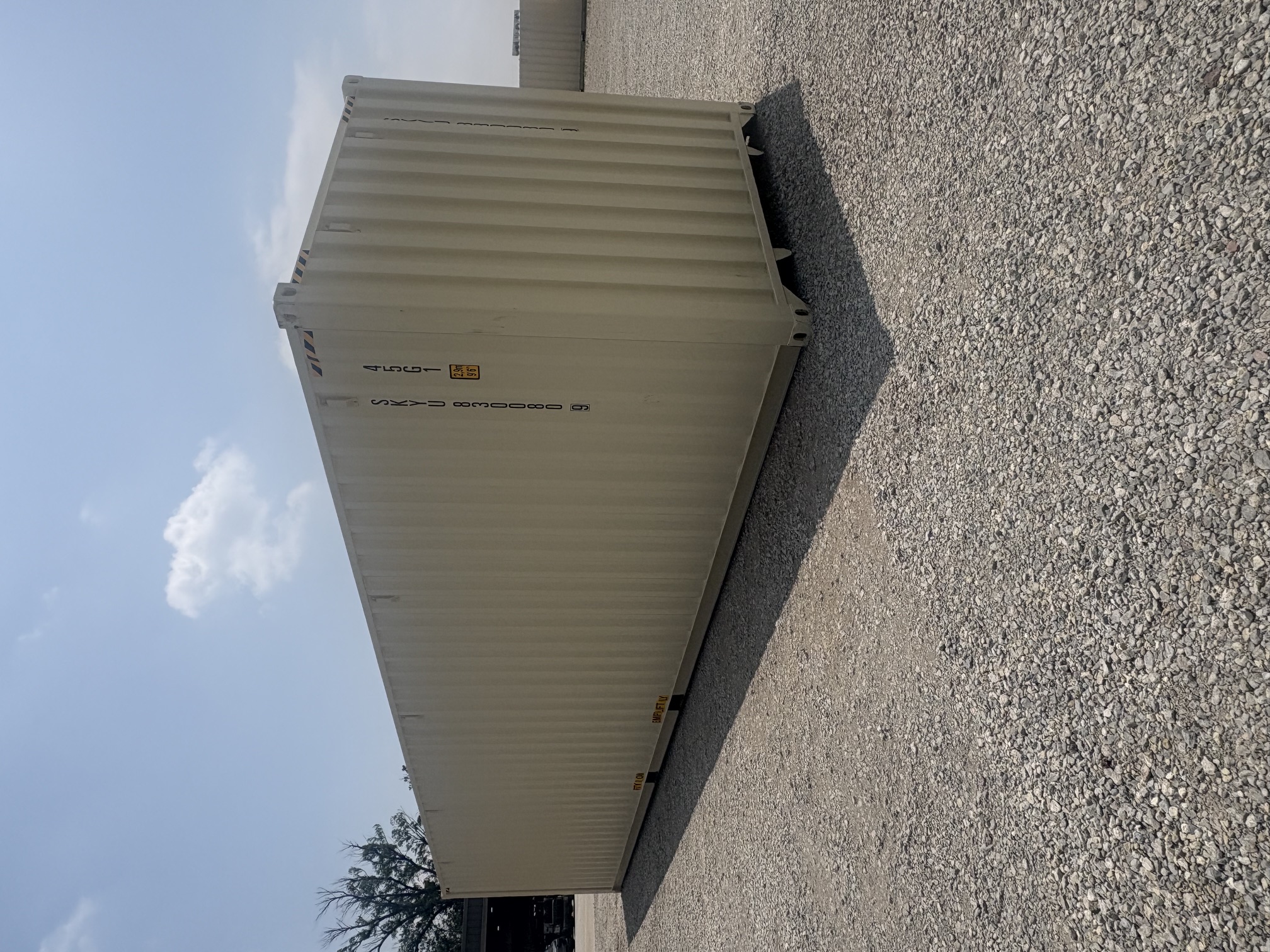 Rear corner view of the product