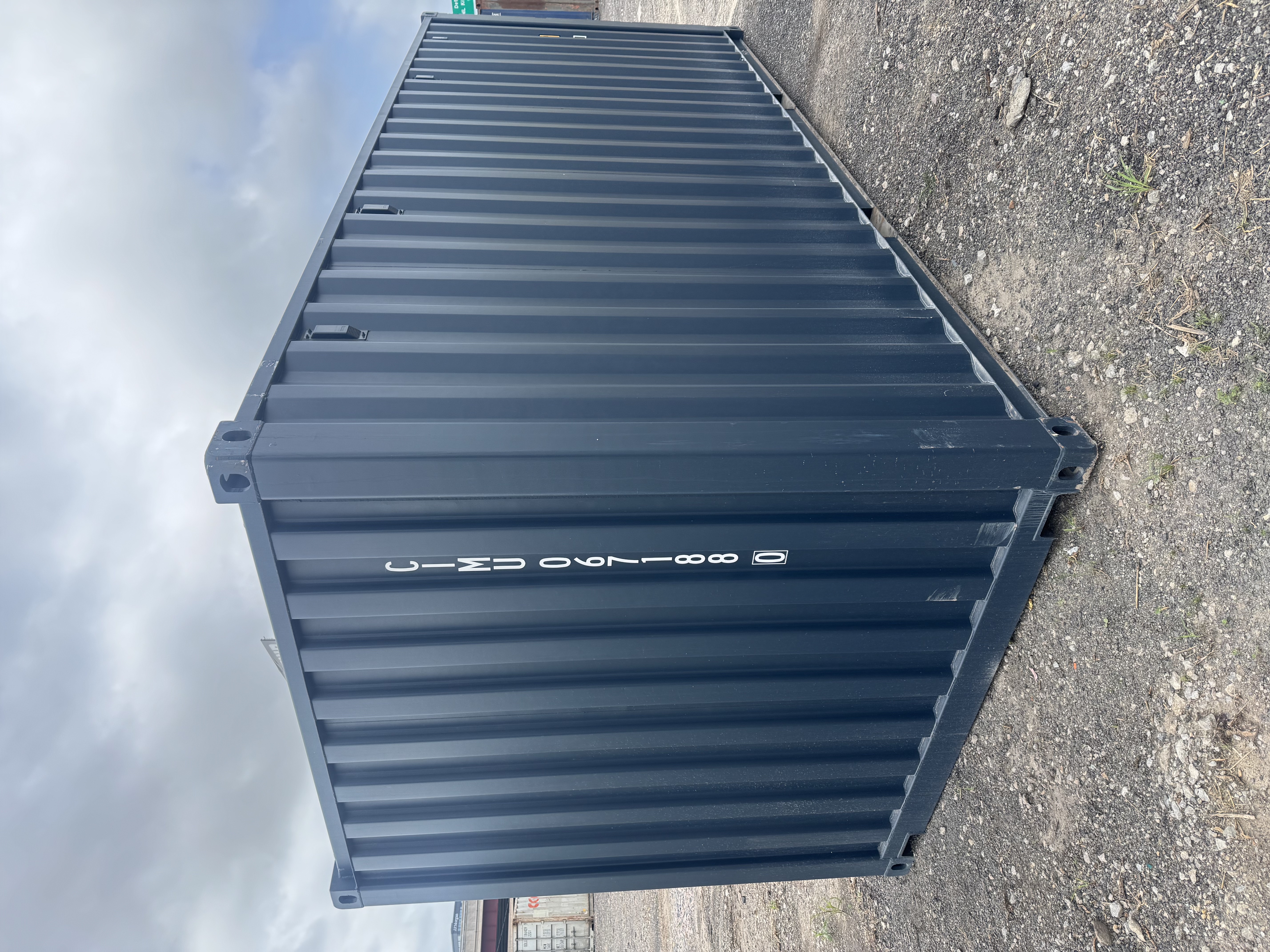 Rear corner view of the product