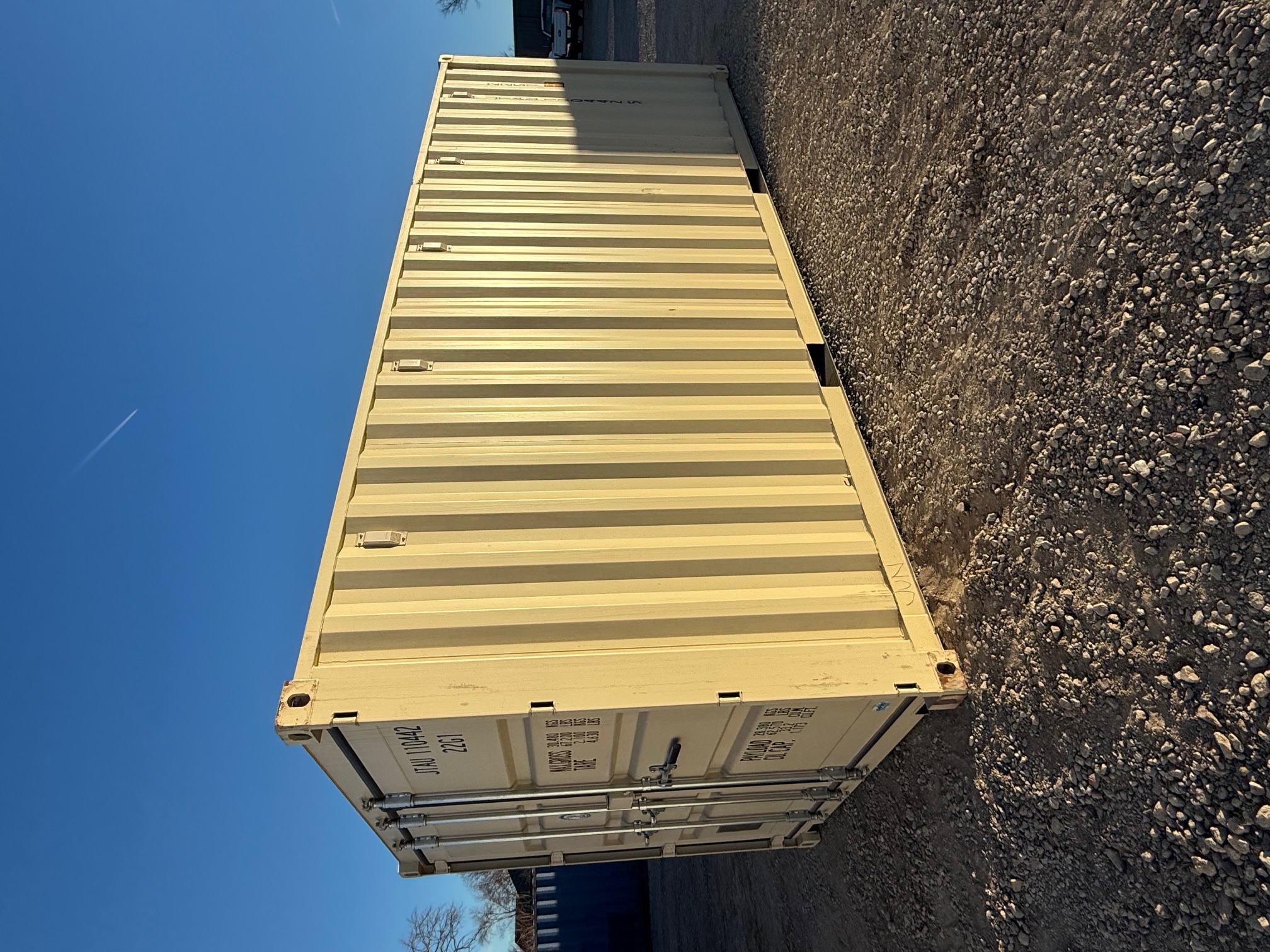 Front corner view of the product