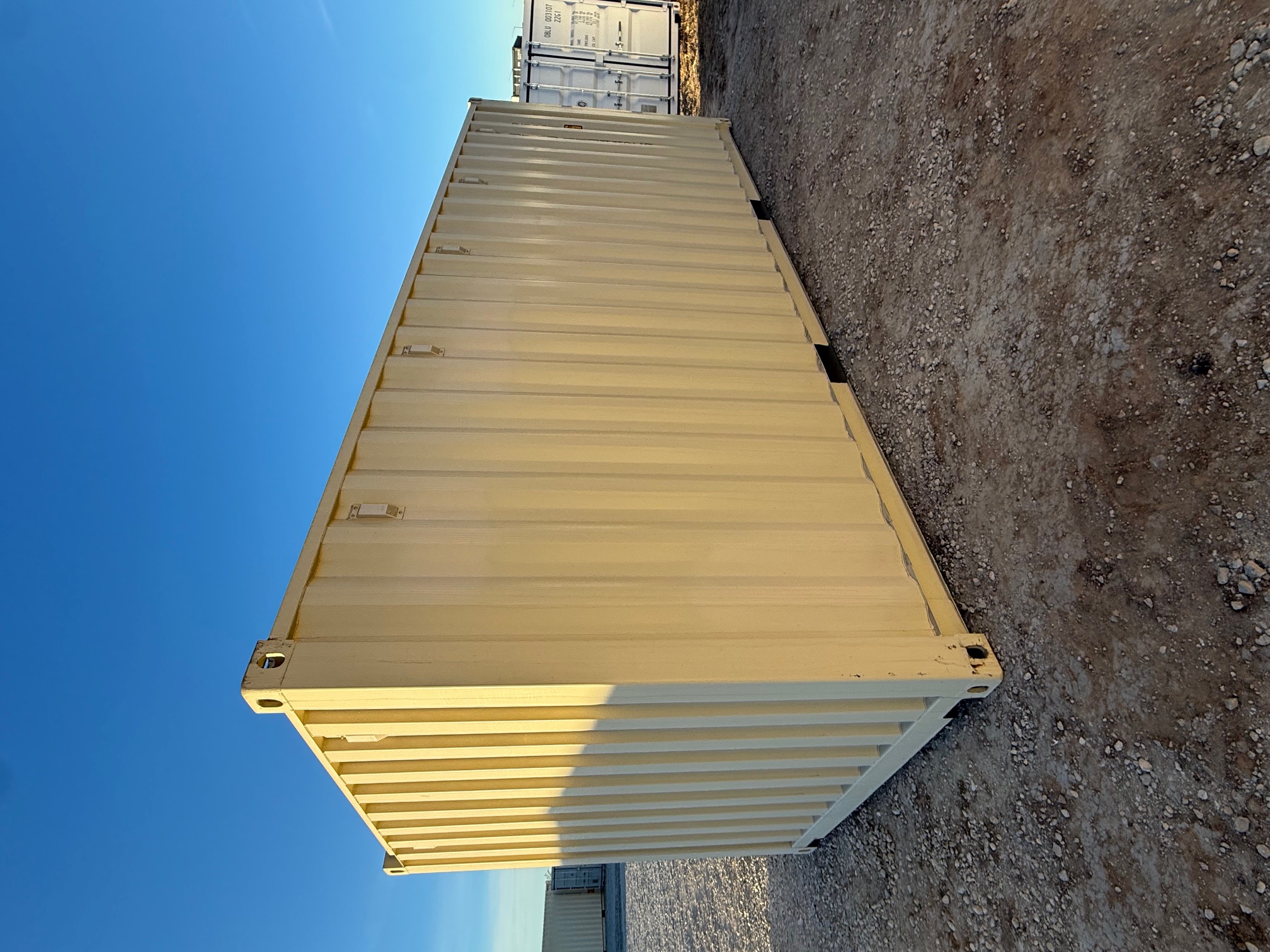 Rear corner view of the product