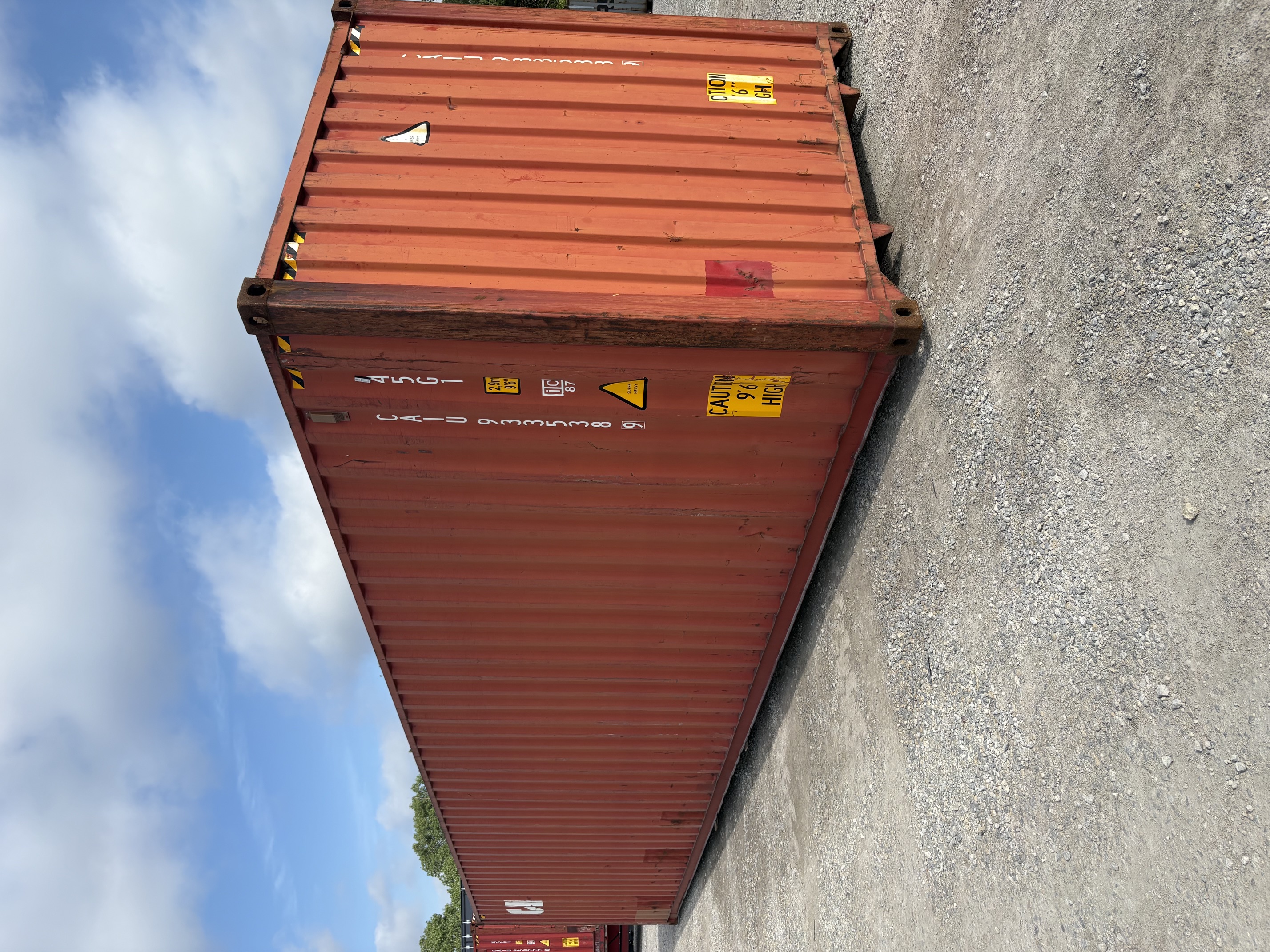 Rear corner view of the product