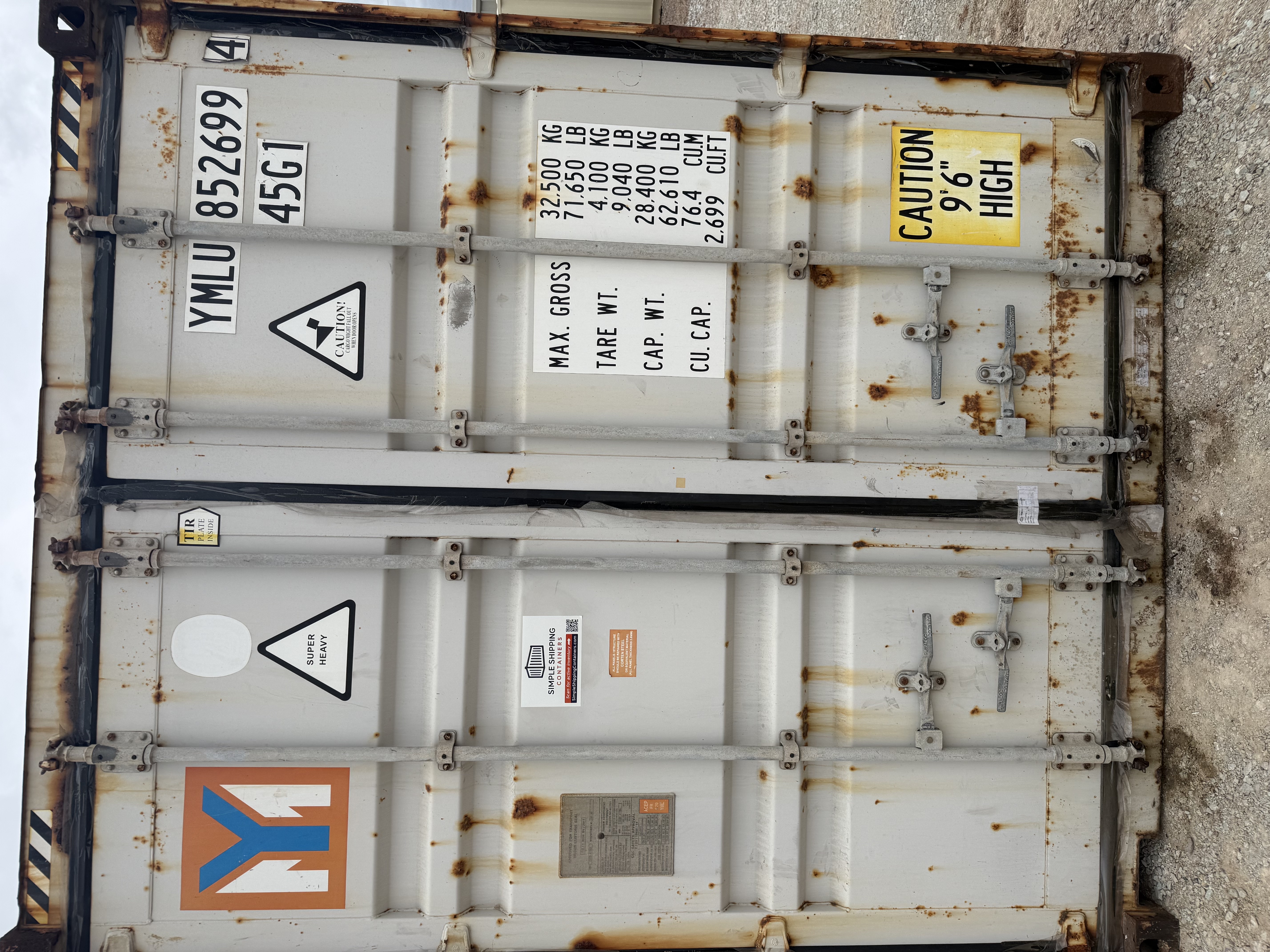 Front view of the product