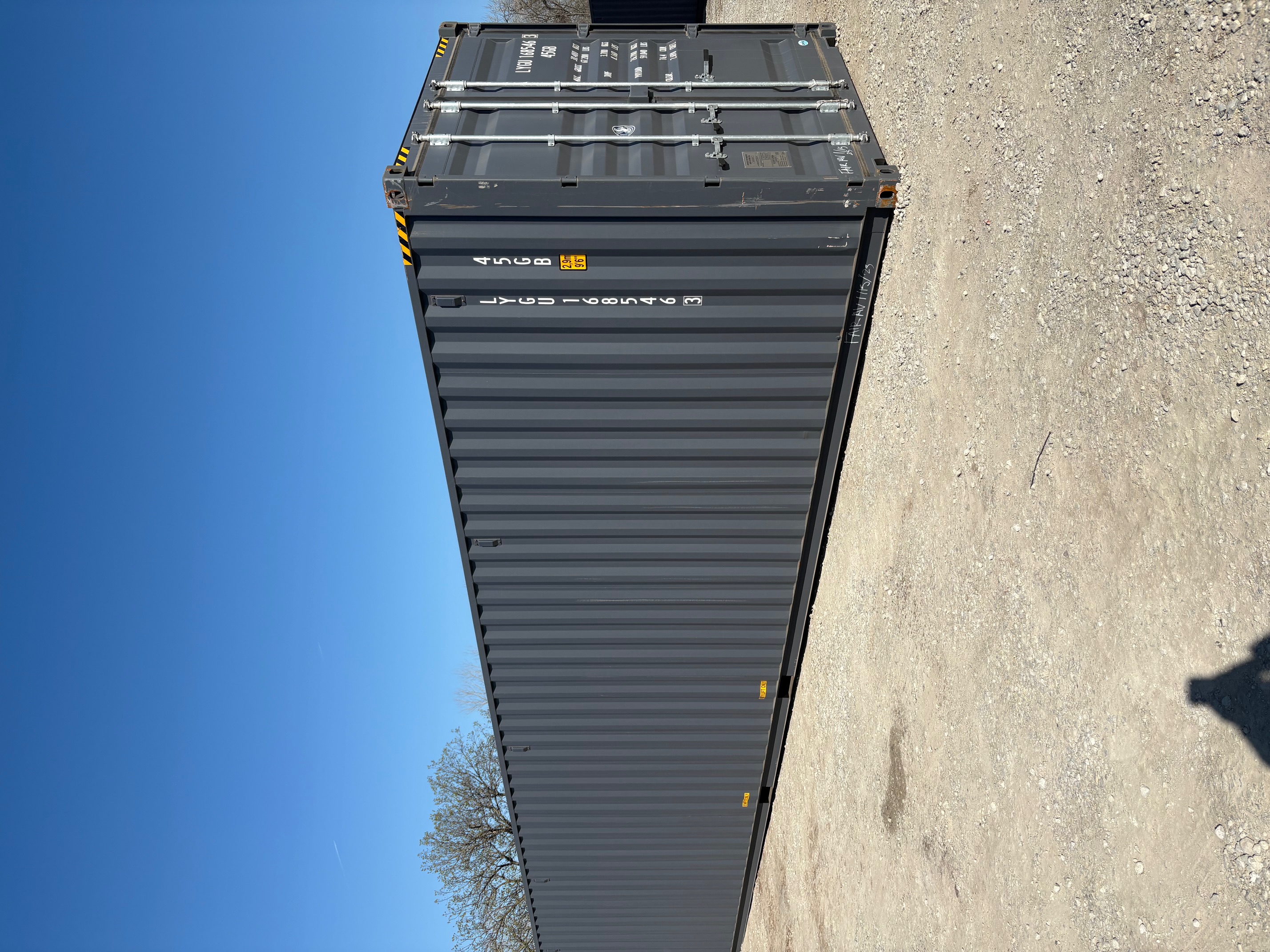 Front corner view of the product