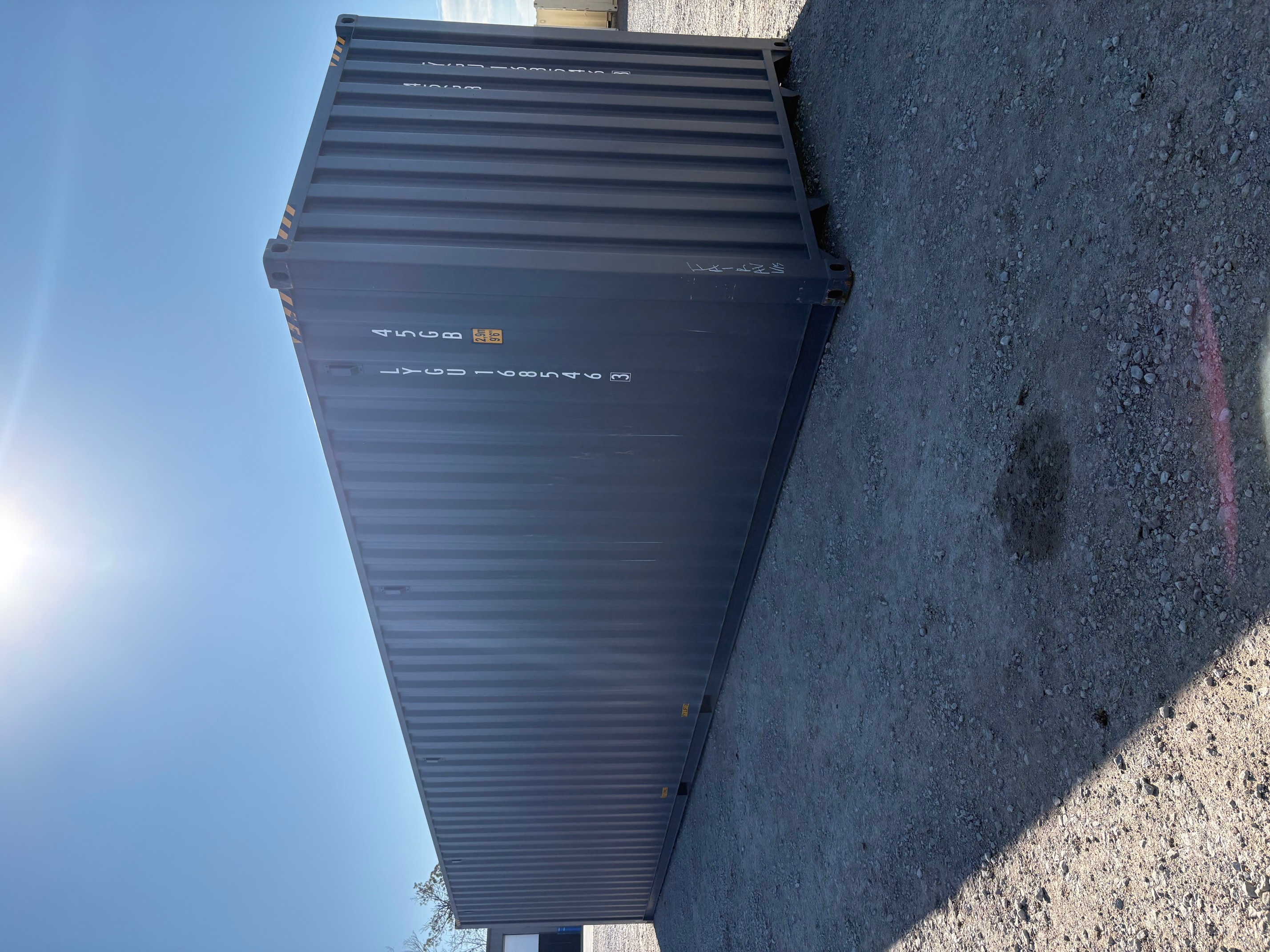 Rear corner view of the product