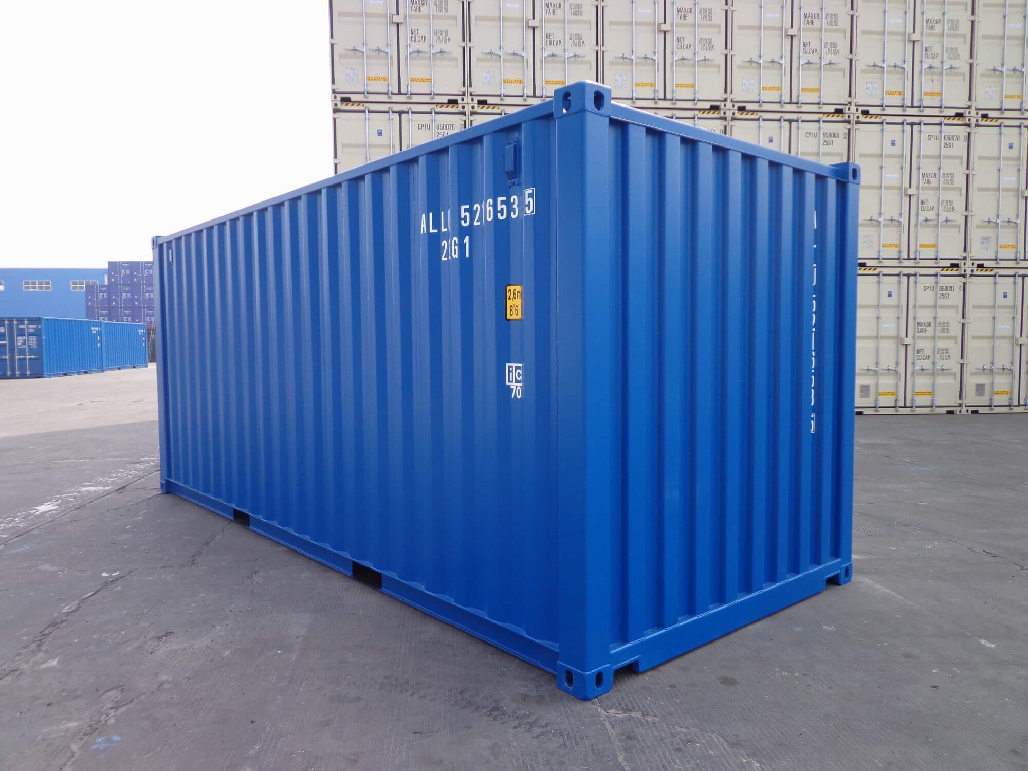 Front corner view of the product