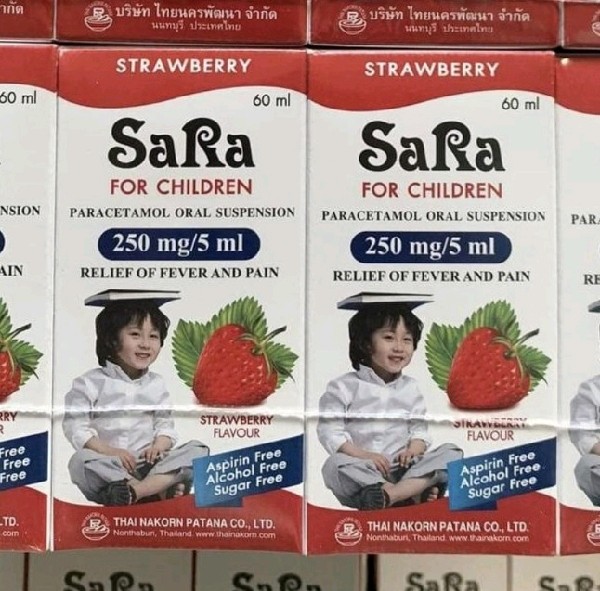 [tnp]-SaRa 250mg/5ml Strawberry